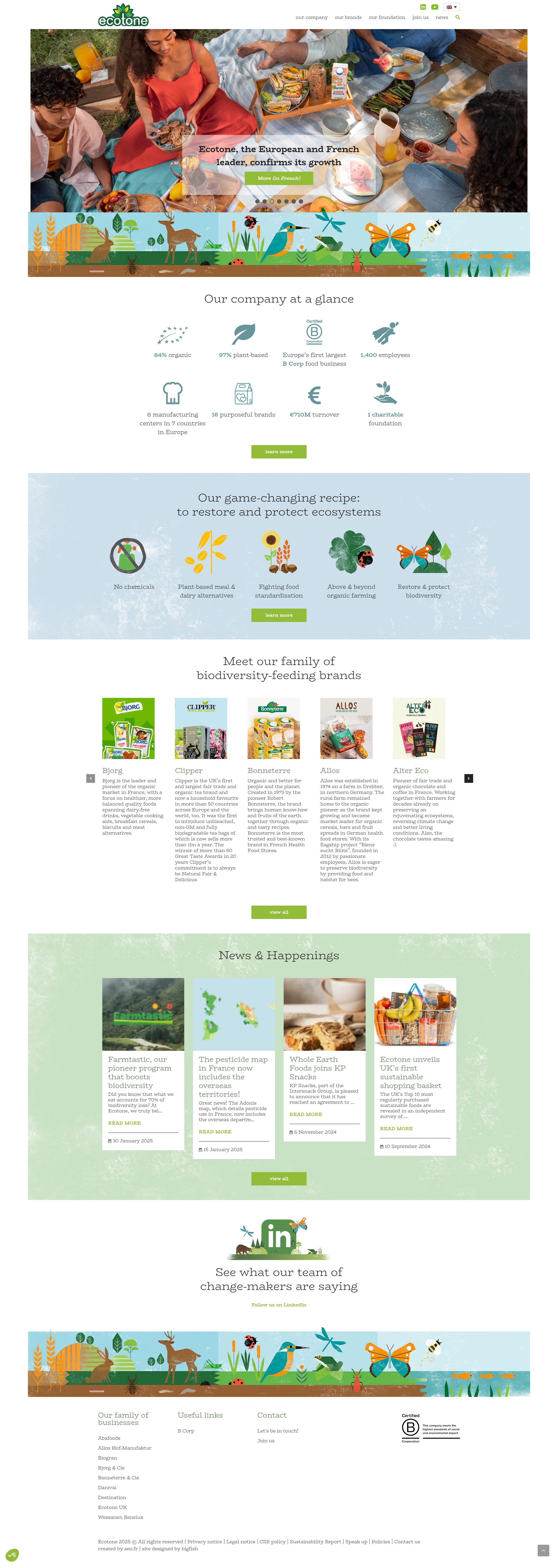 Screenshot of bjorgetcompagnie.com