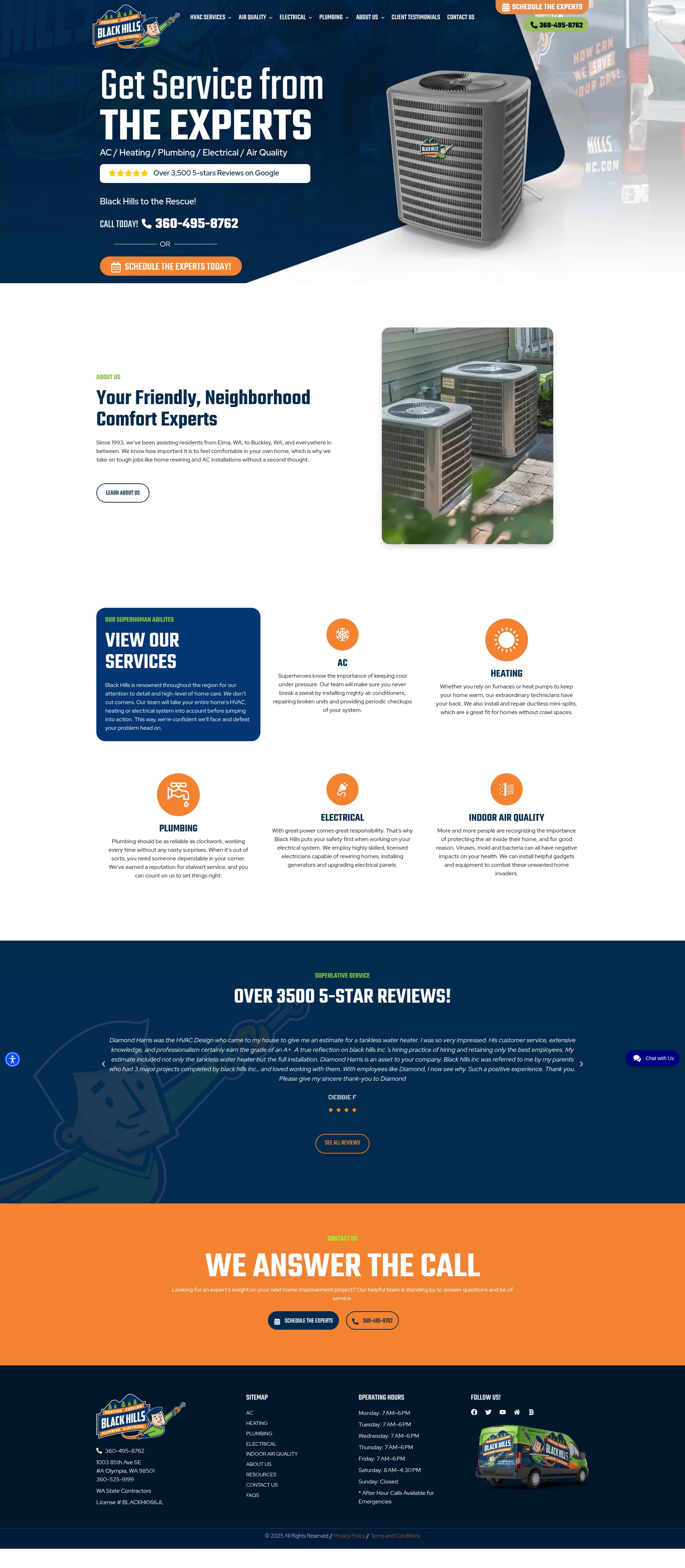 Screenshot of blackhillsinc.com