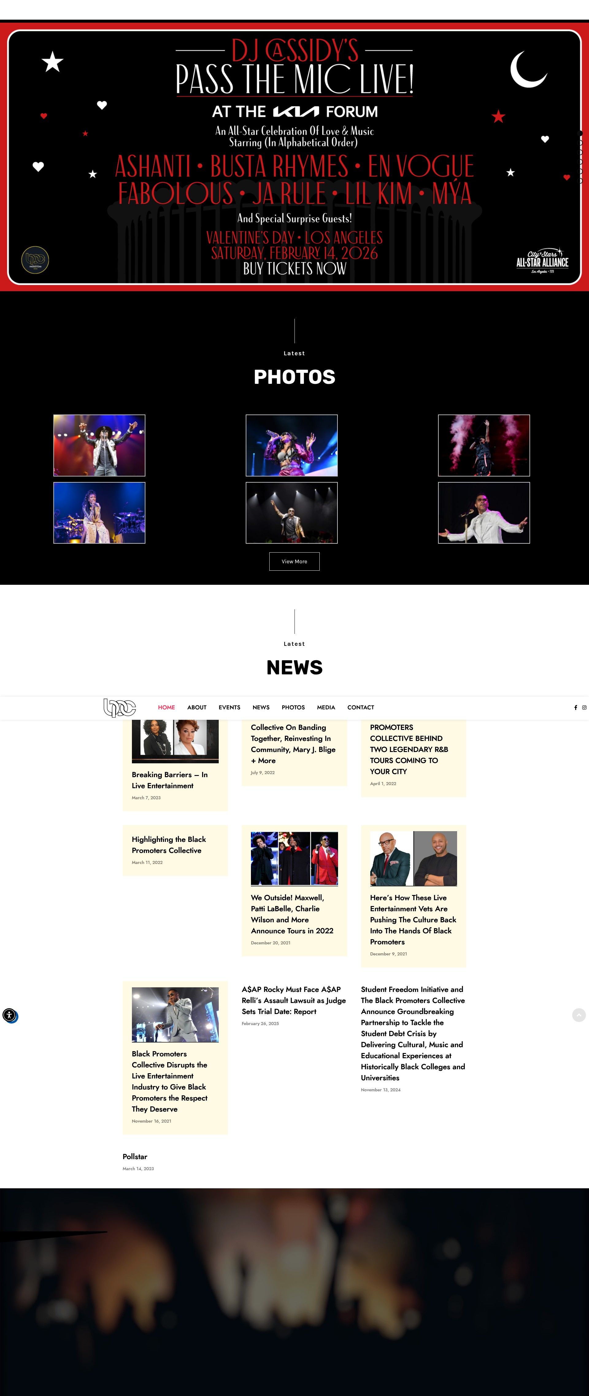Screenshot of blackpromoterscollective.com