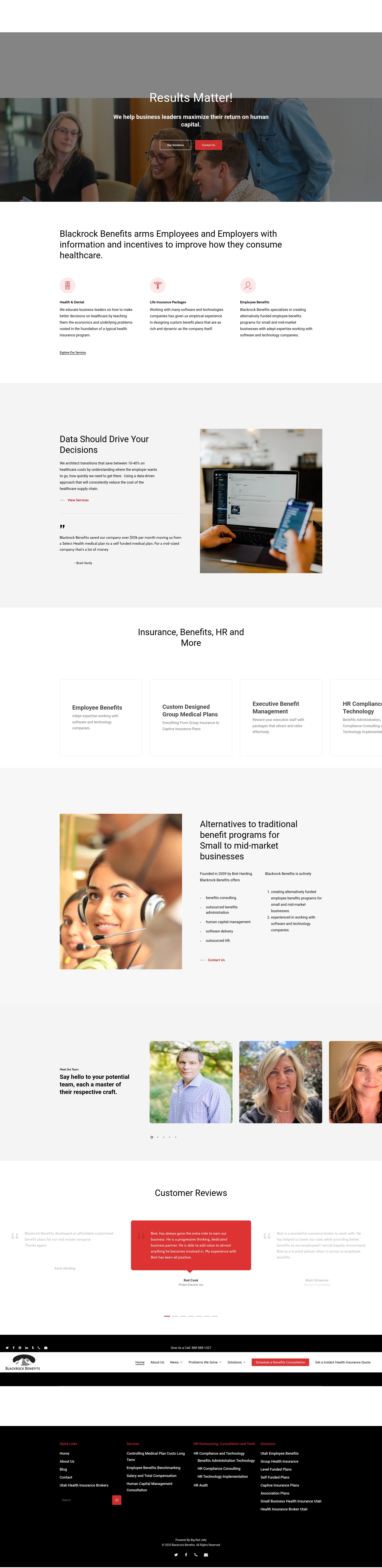 Screenshot of blackrockbenefits.com