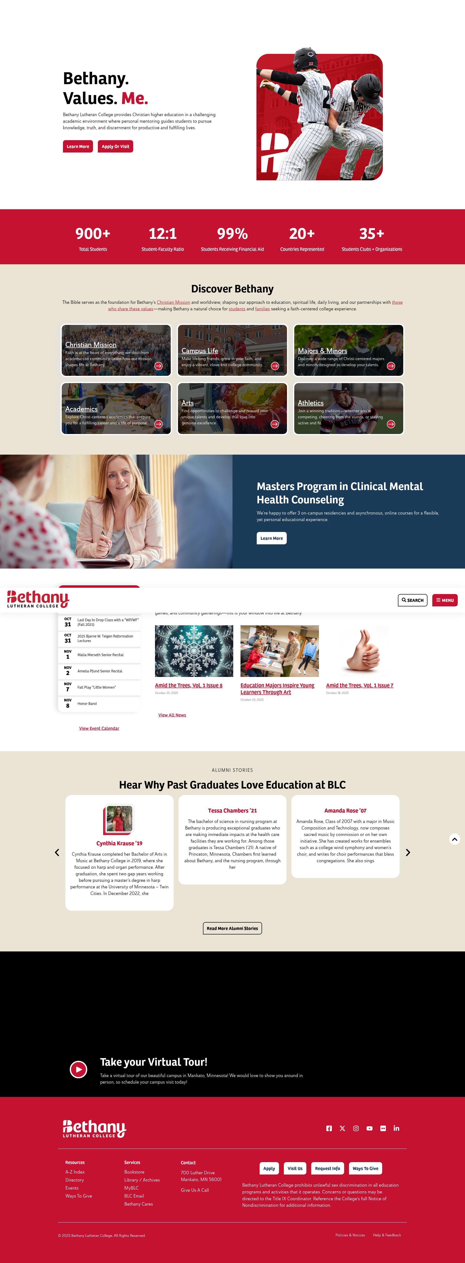 Screenshot of blc.edu