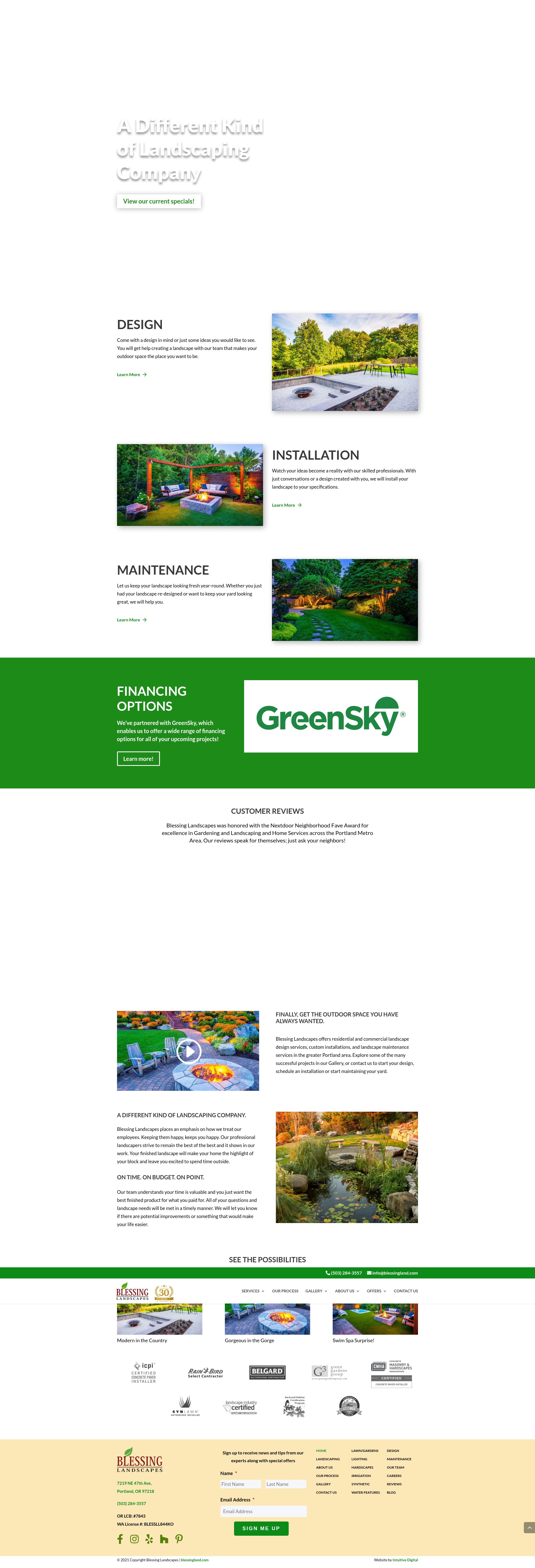Screenshot of blessingland.com