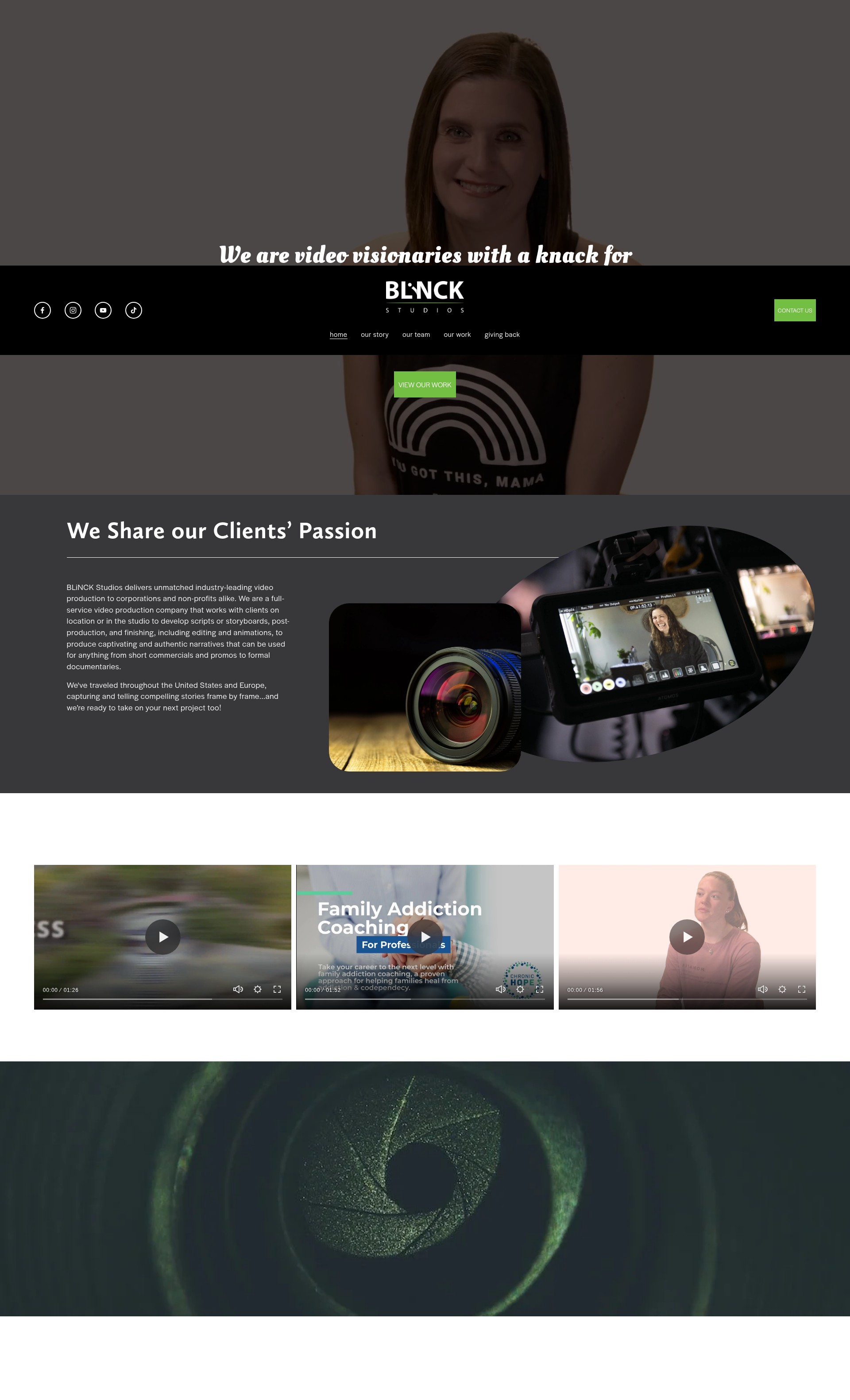 Screenshot of blinckstudios.com