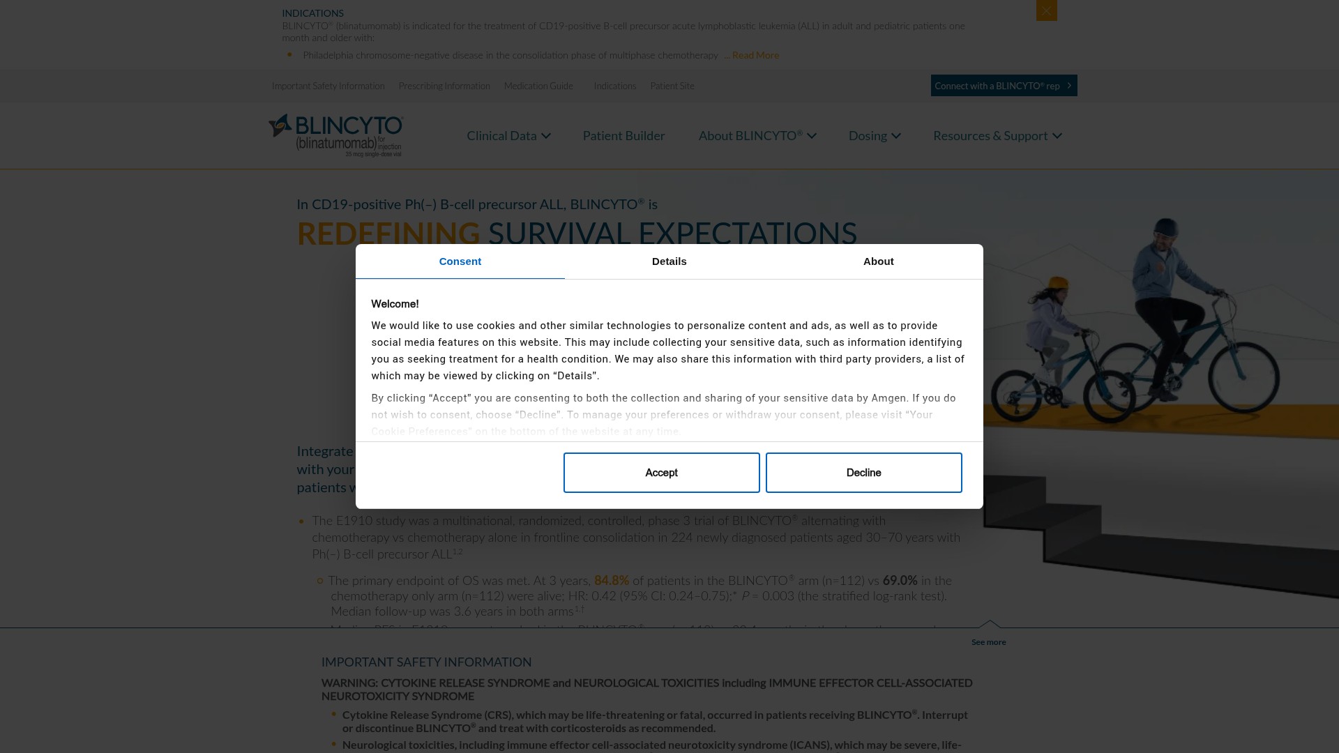 Screenshot of blincytohcp.com