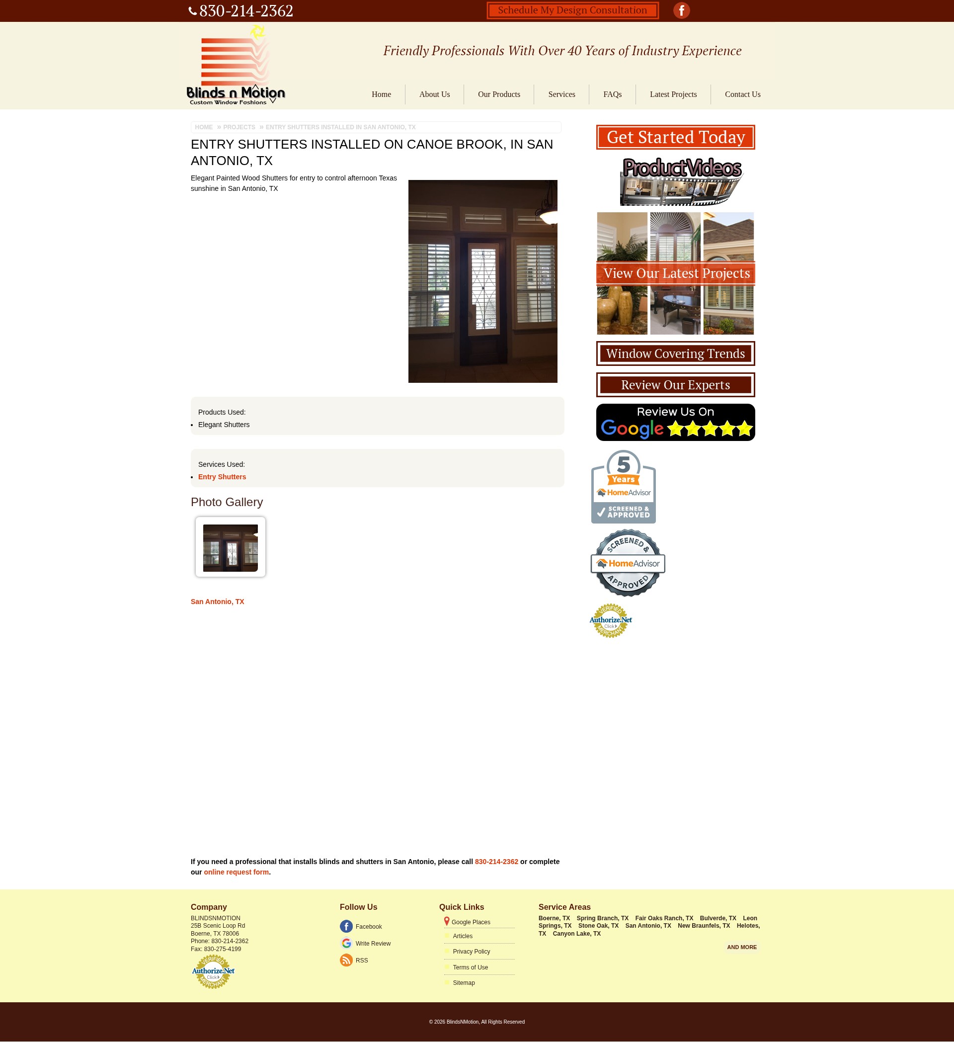 Screenshot of blindsnmotion.com