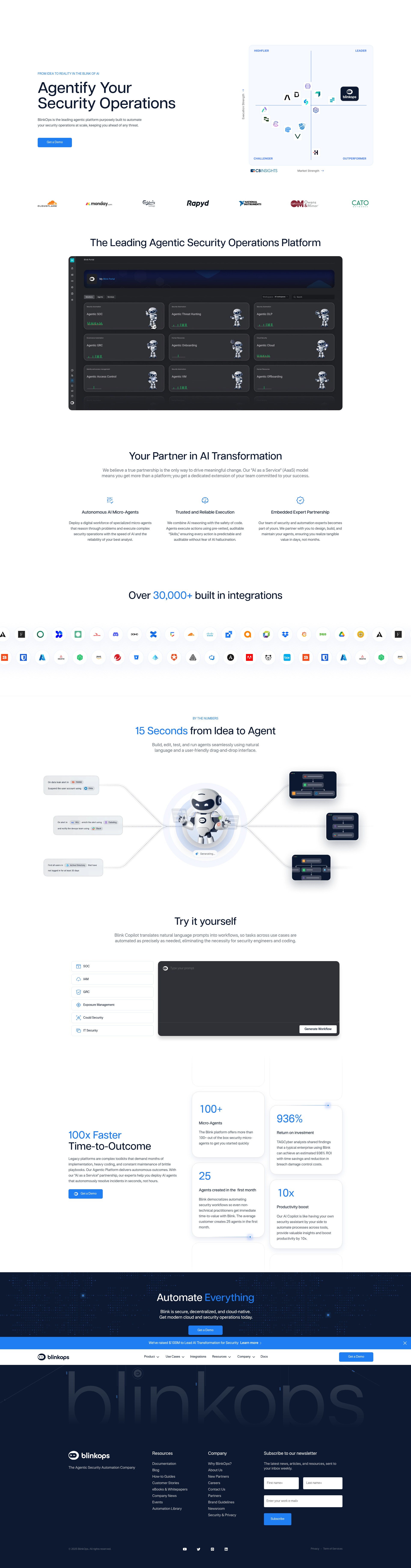 Screenshot of blinkops.com