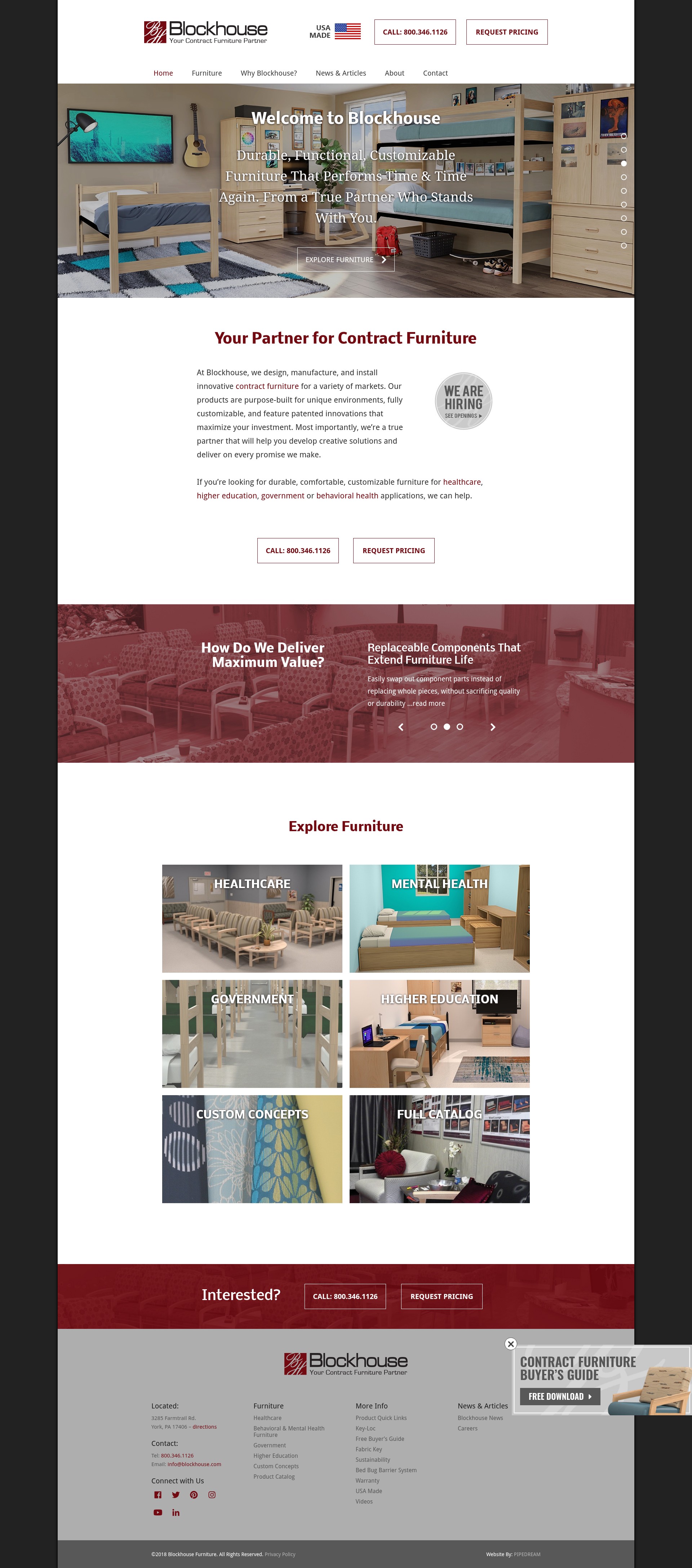 Screenshot of blockhouse.com