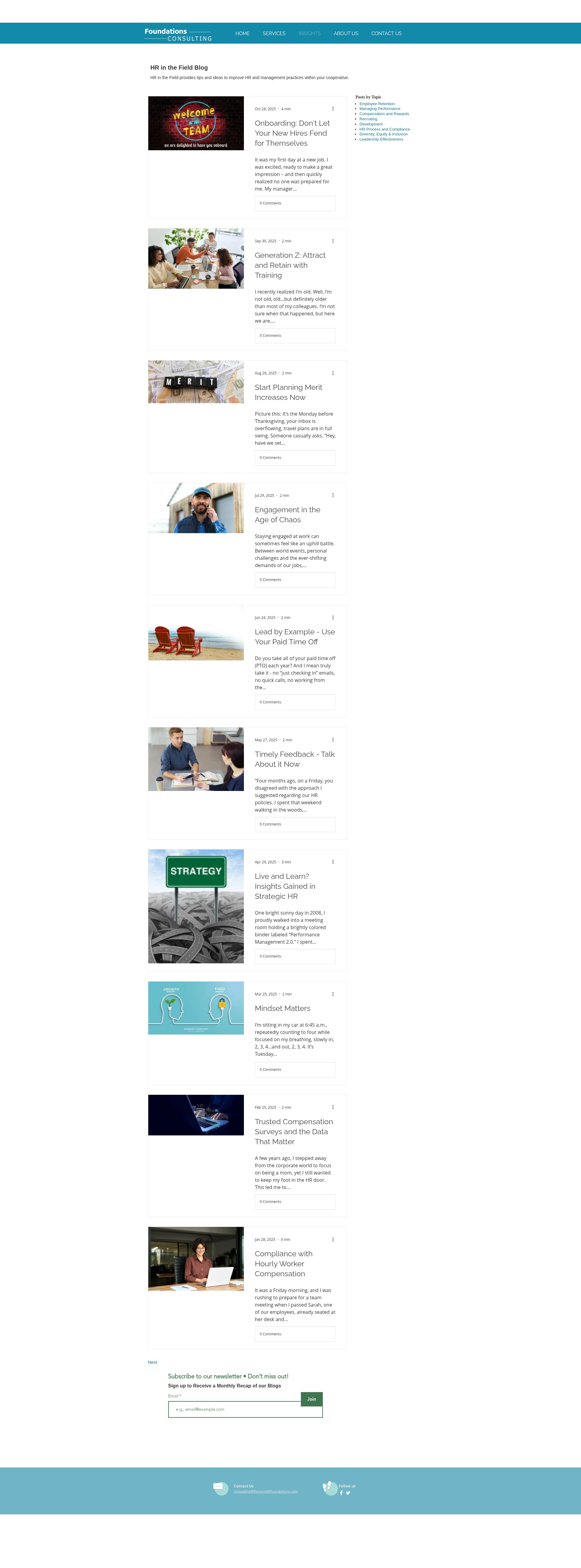 Screenshot of blog.coophrconsulting.com