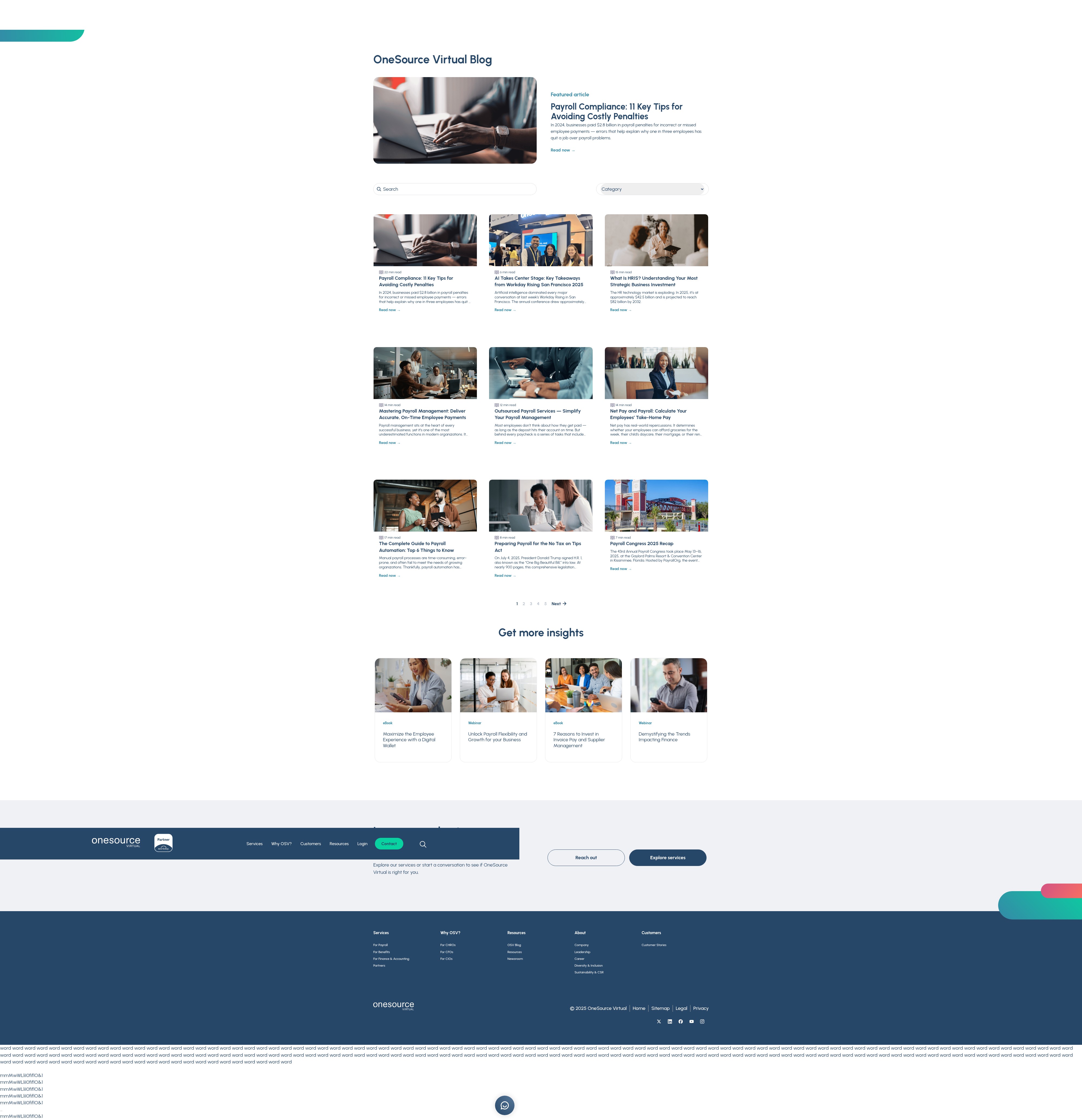 Screenshot of blog.onesourcevirtual.com