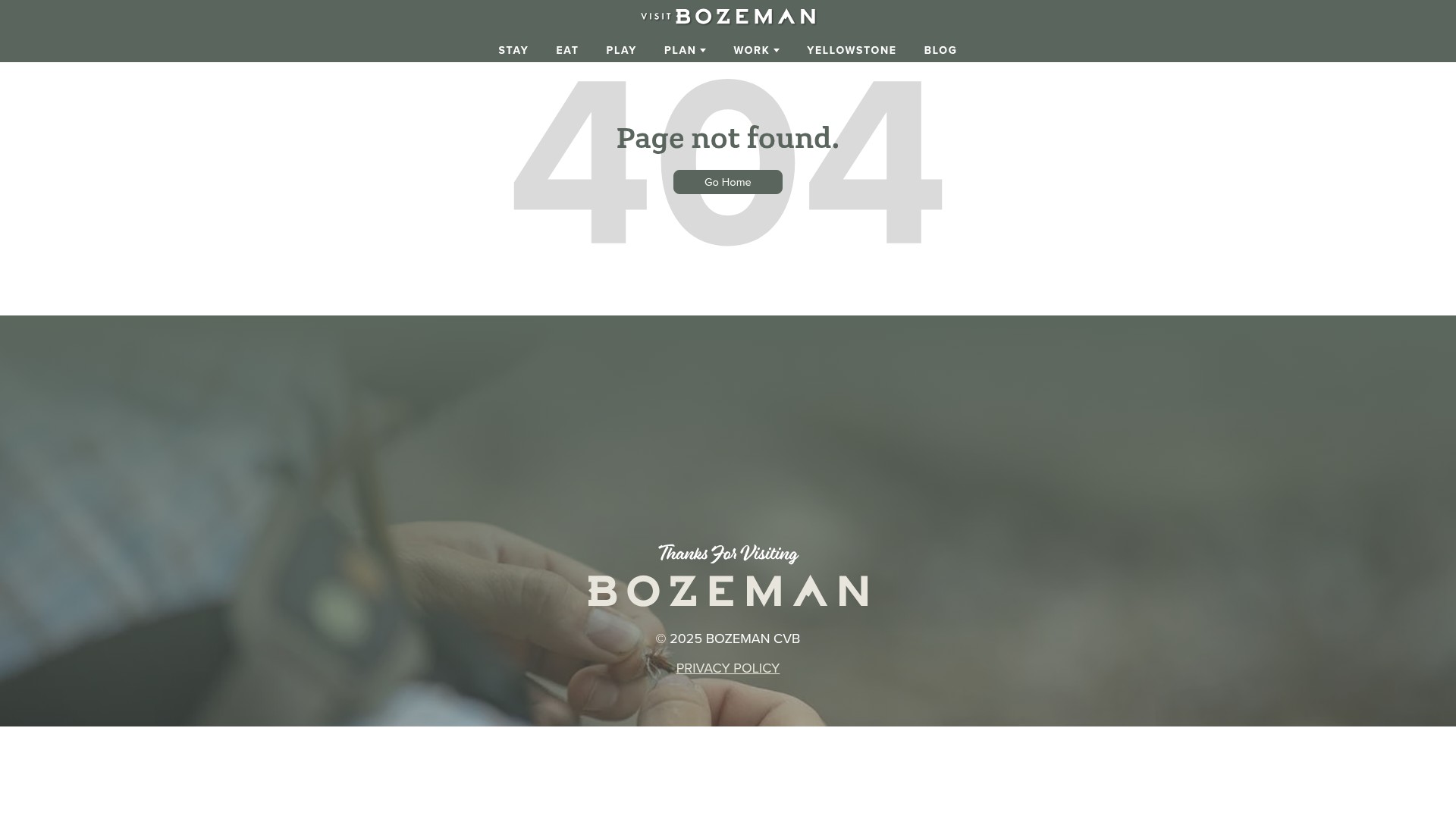 Screenshot of blog.visit-bozeman.com