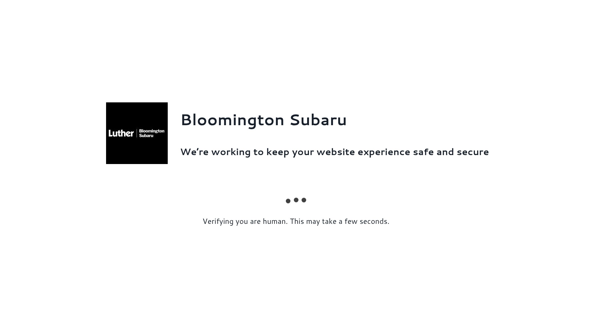 Screenshot of bloomingtonsubaru.com