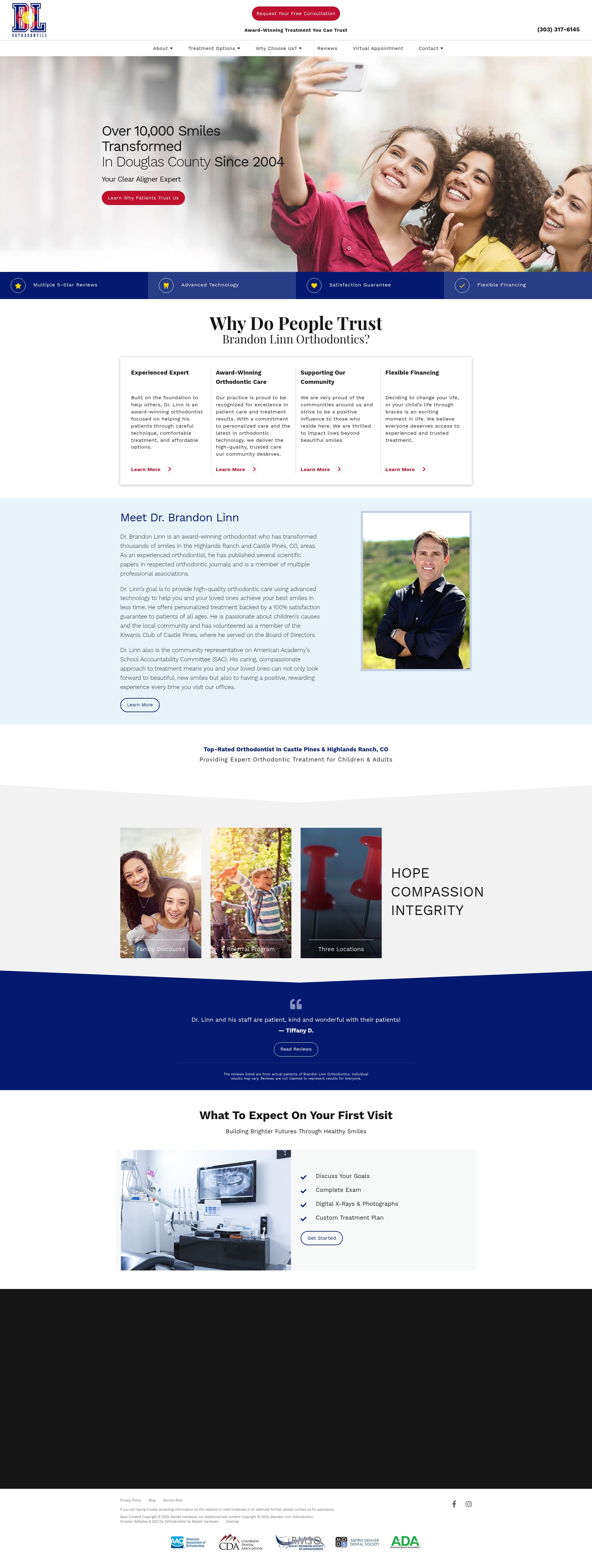 Screenshot of blortho.com