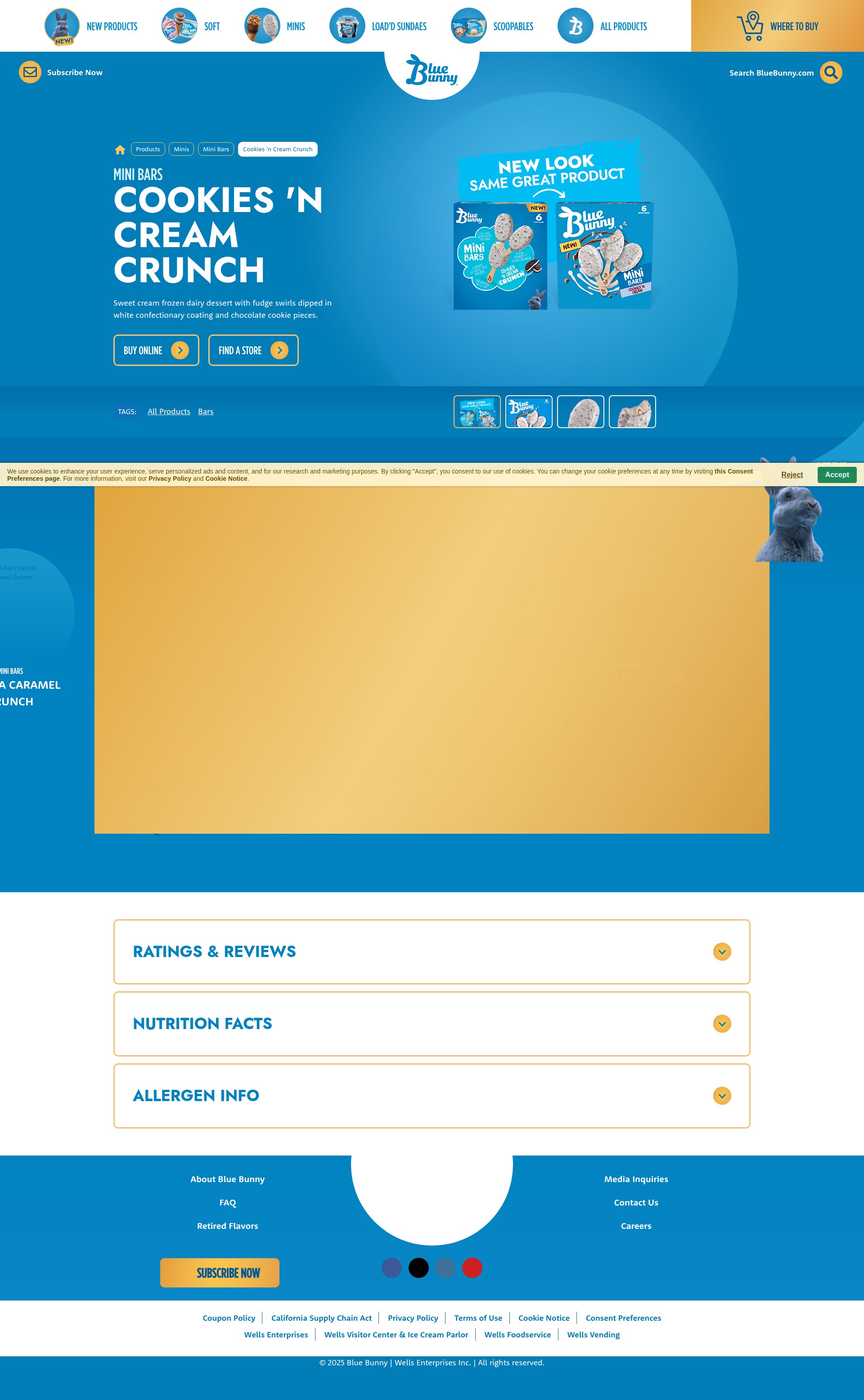 Screenshot of bluebunny.com
