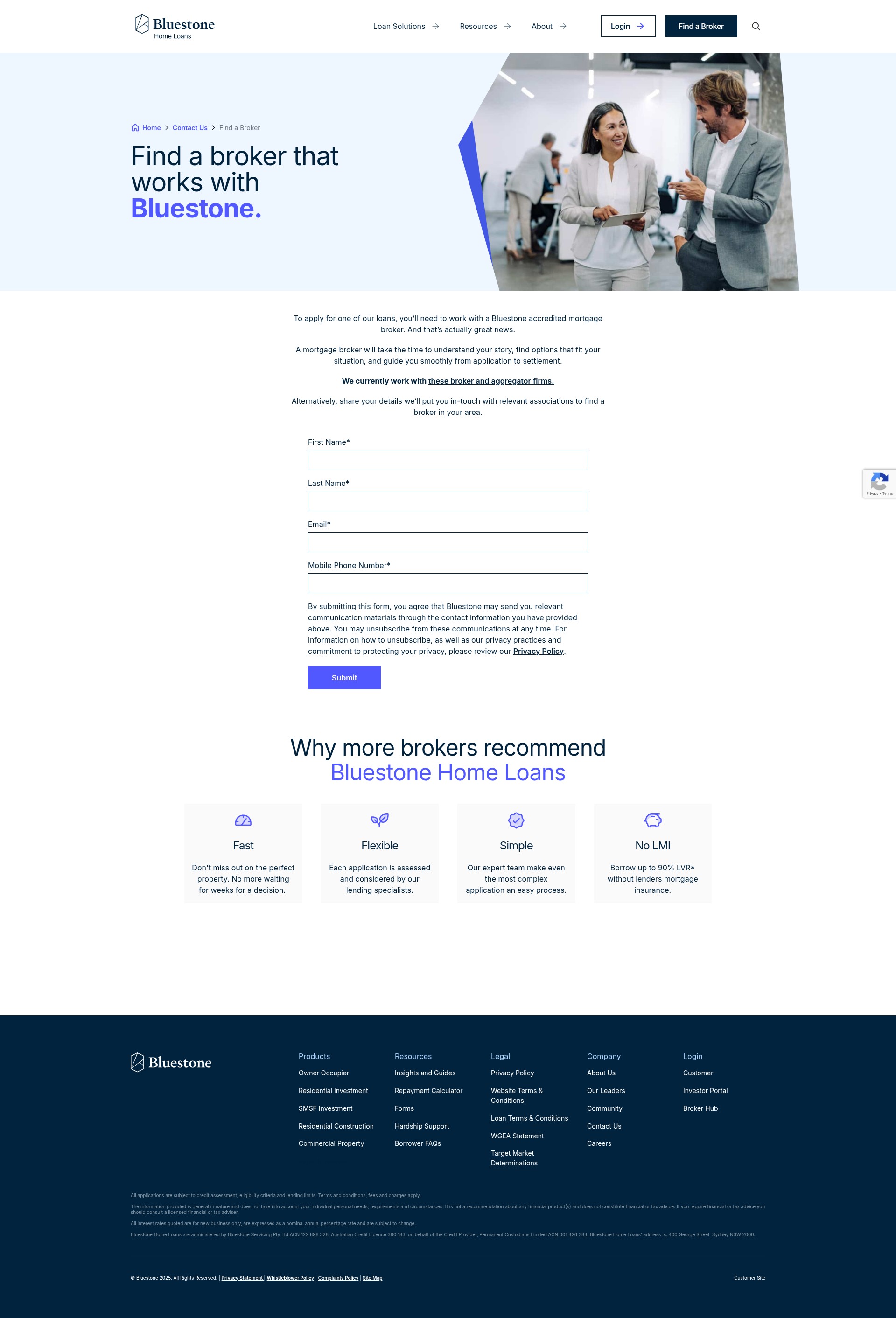 Screenshot of bluestone.com.au