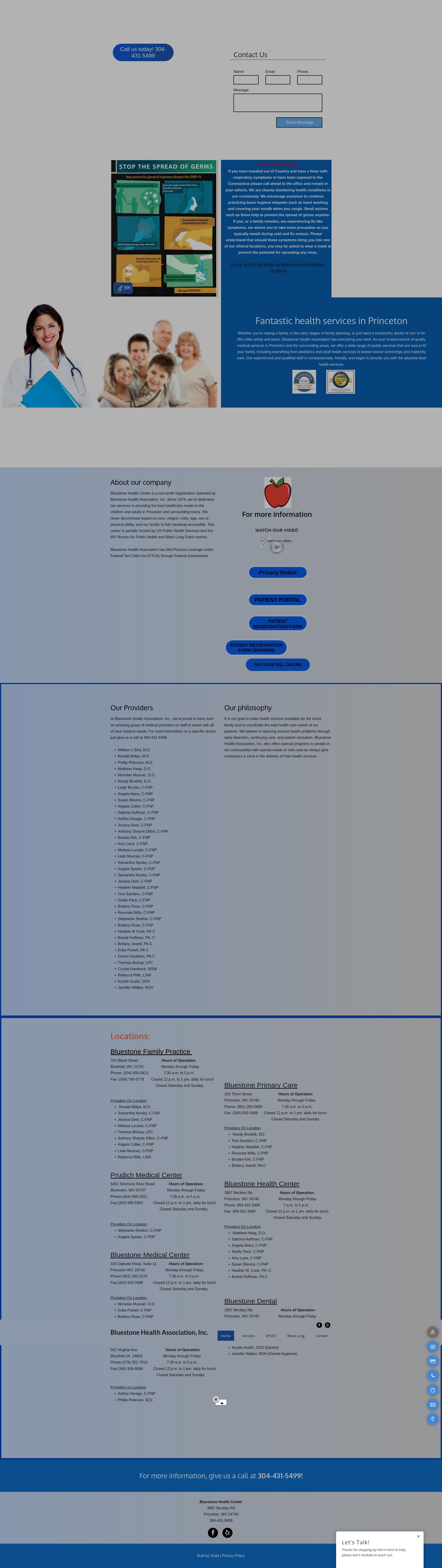 Screenshot of bluestonehealth.net