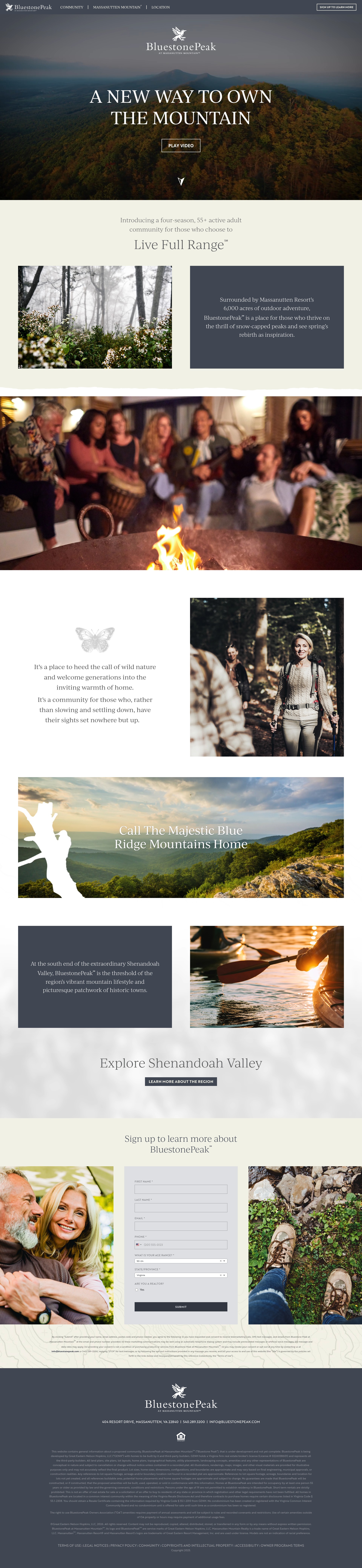 Screenshot of bluestonepeak.com