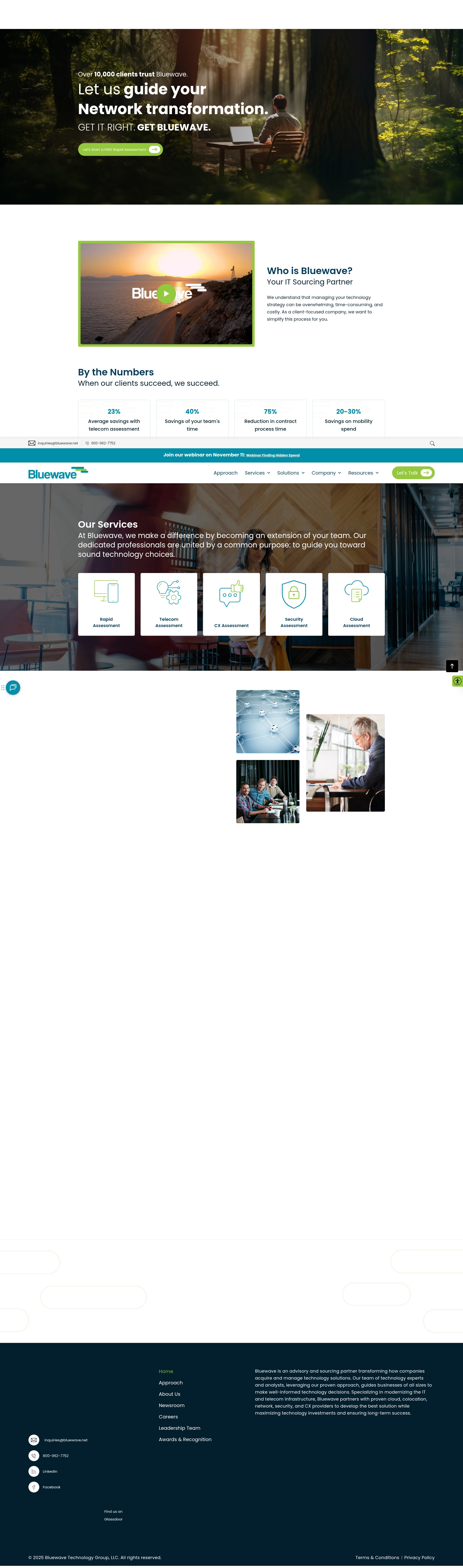 Screenshot of bluewave.net