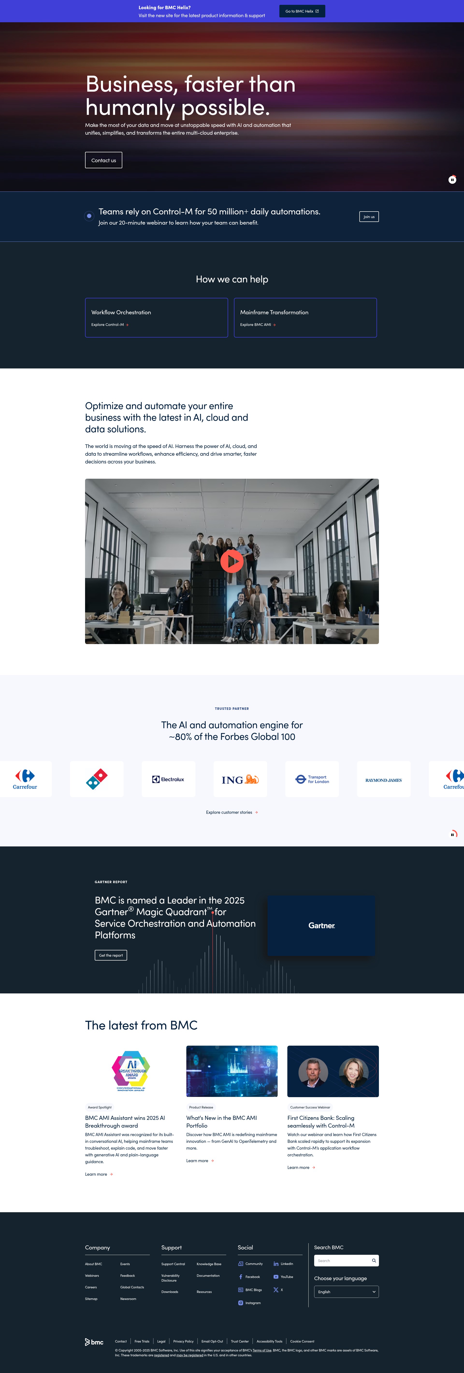 Screenshot of bmc.com