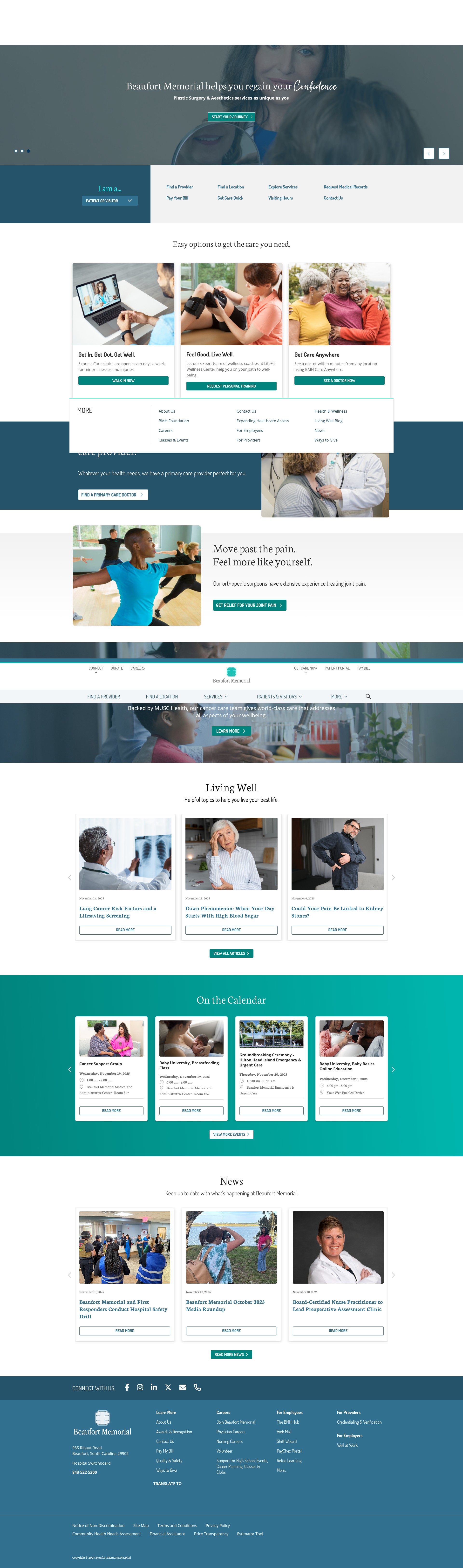 Screenshot of bmhsc.org