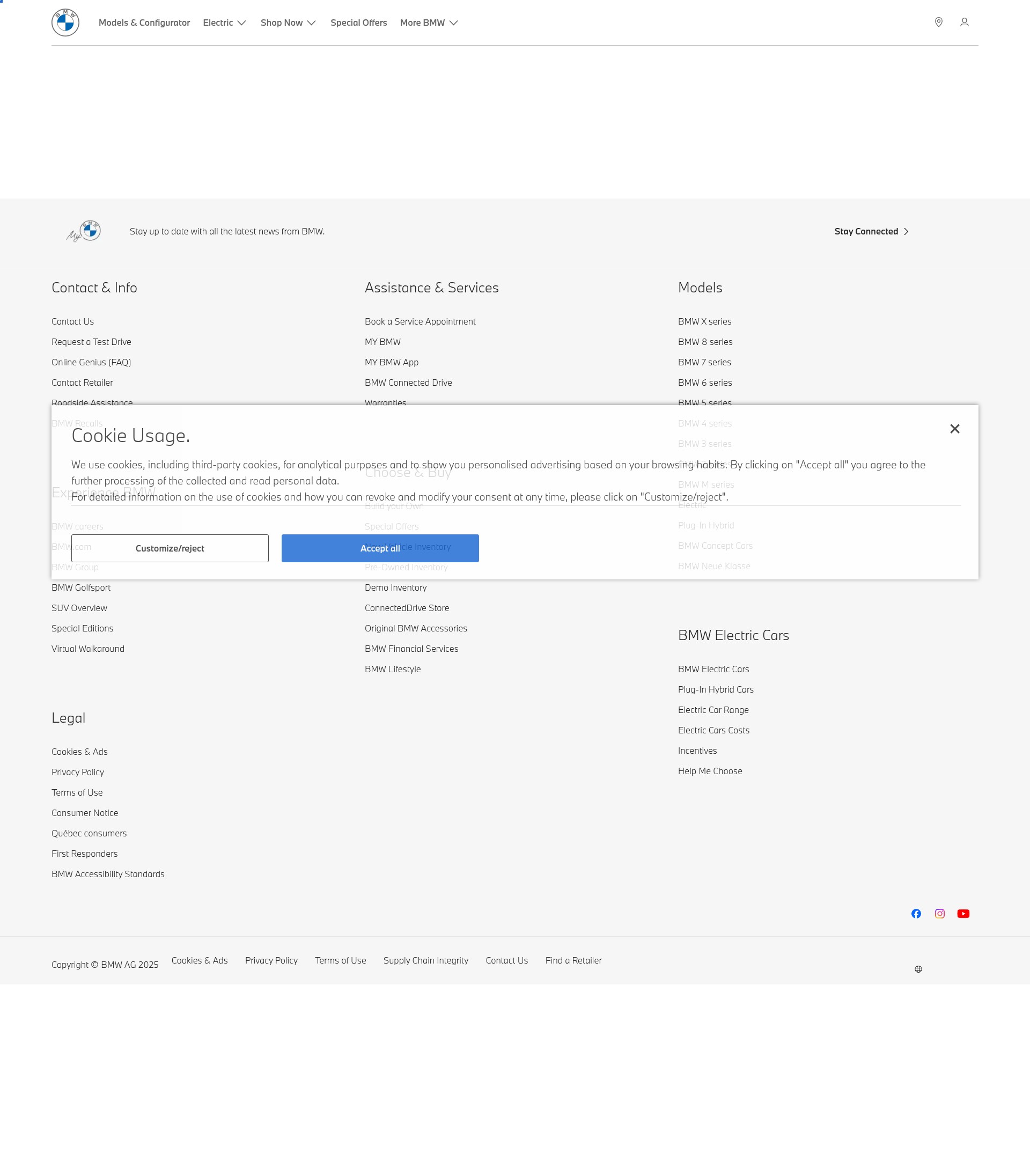 Screenshot of bmw.ca