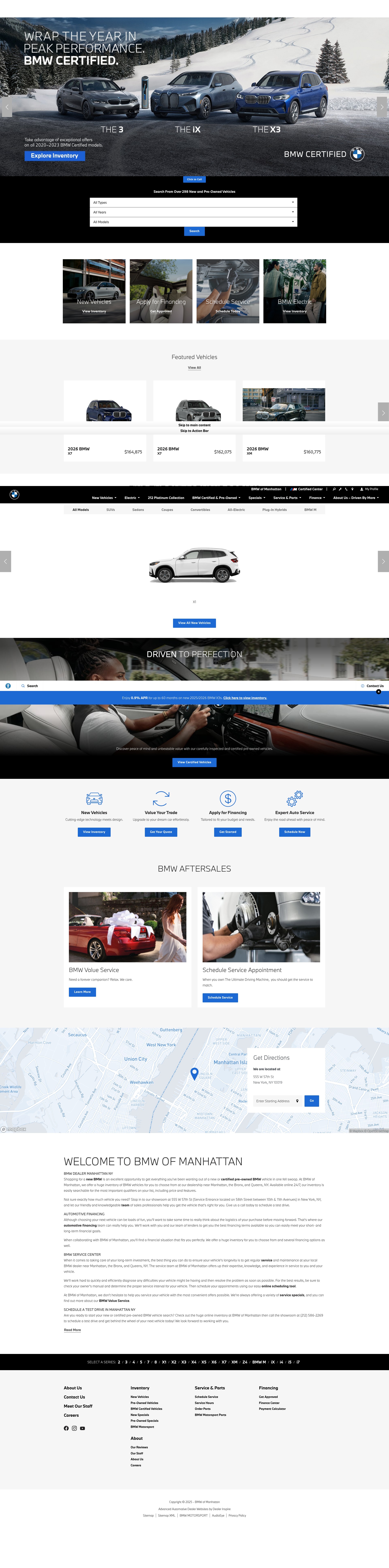 Screenshot of bmwnyc.com