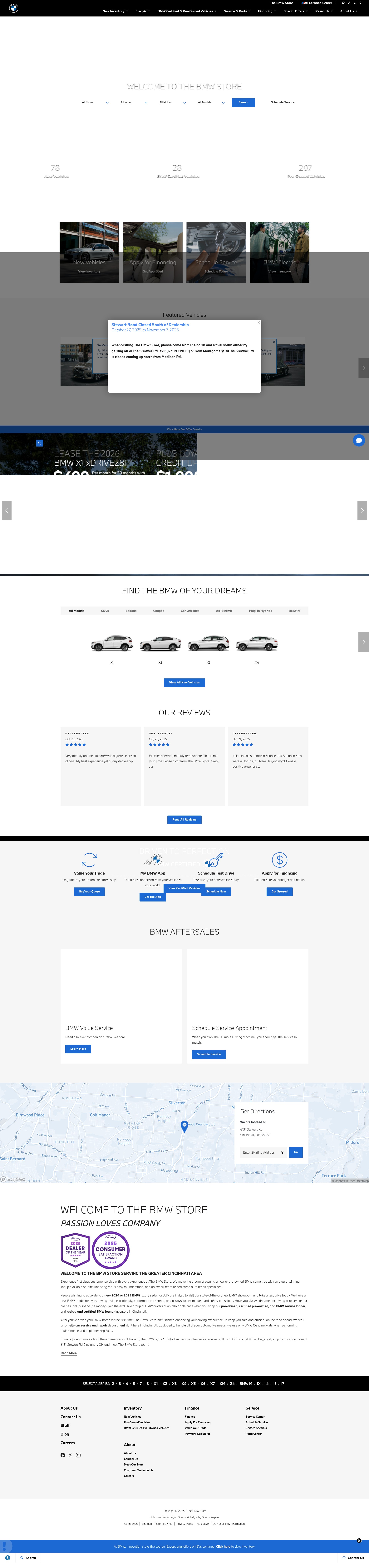 Screenshot of bmwstore.com