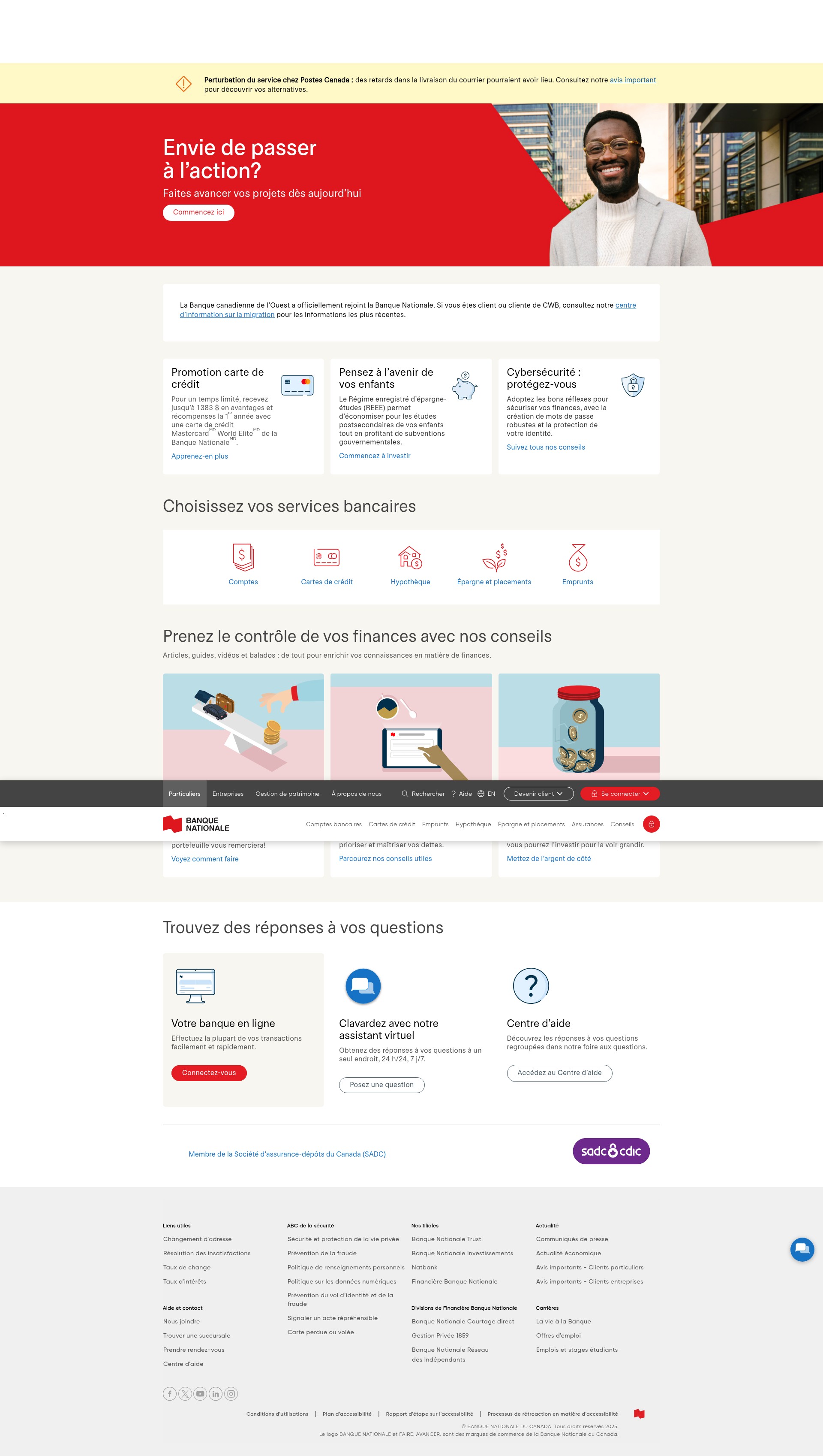 Screenshot of bnc.ca