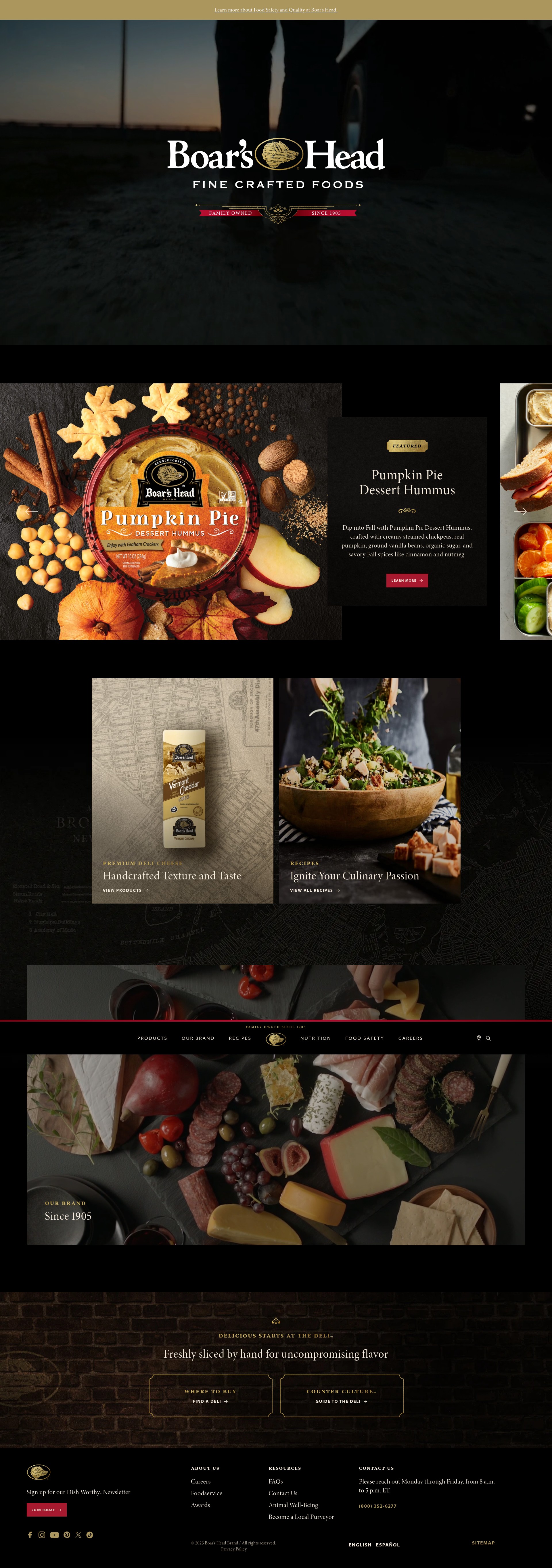 Screenshot of boarshead.com