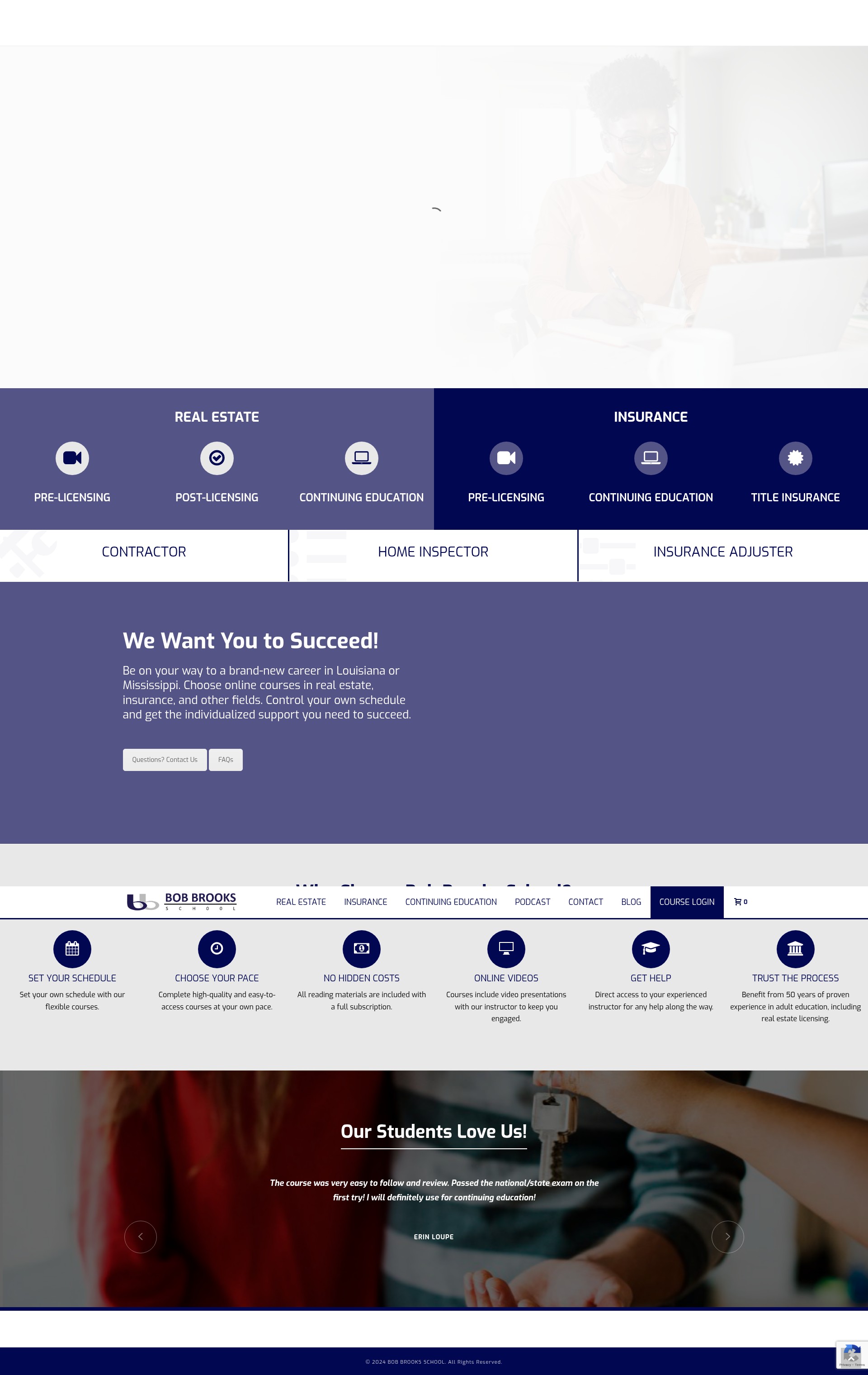 Screenshot of bobbrooks.com