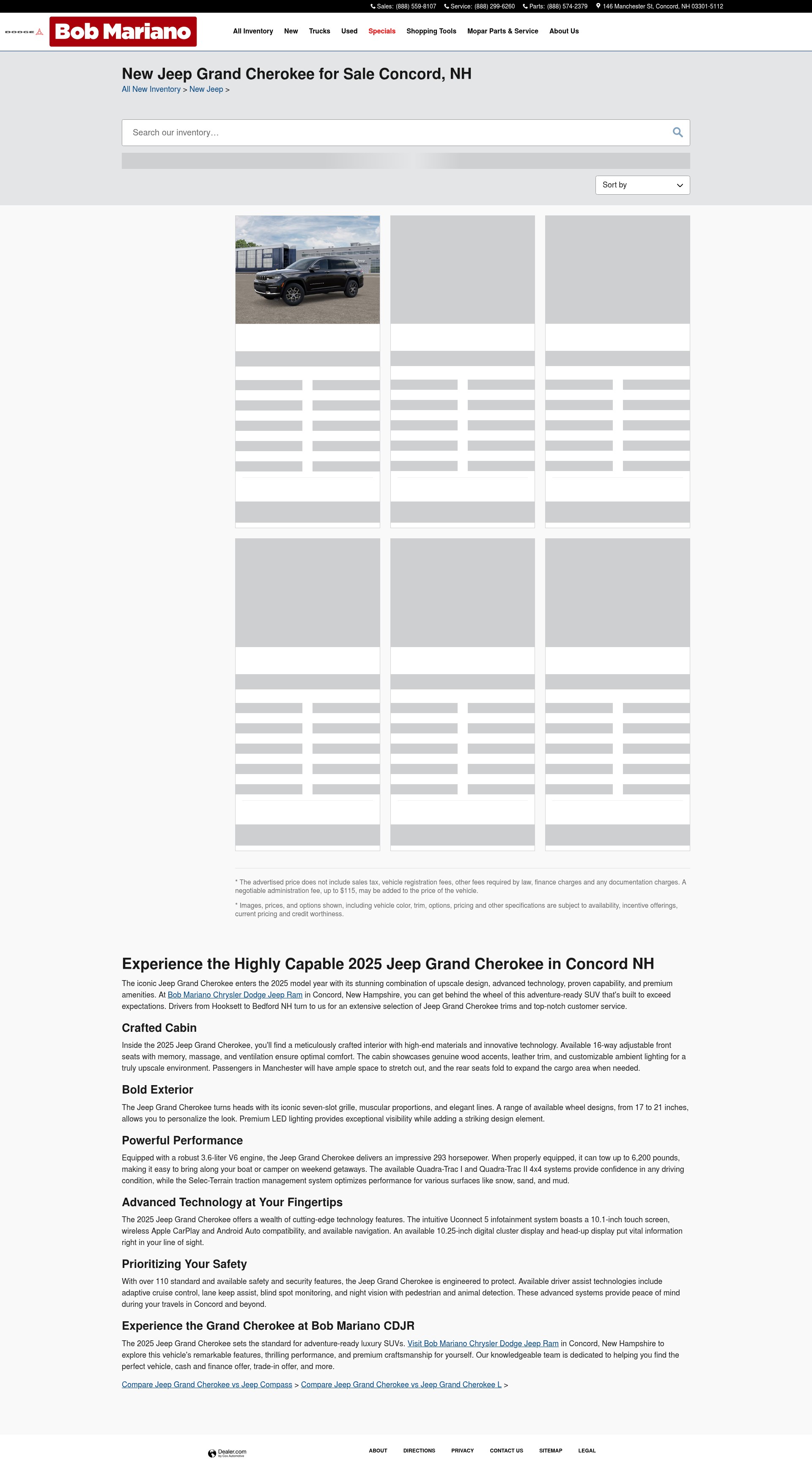 Screenshot of bobmariano.com