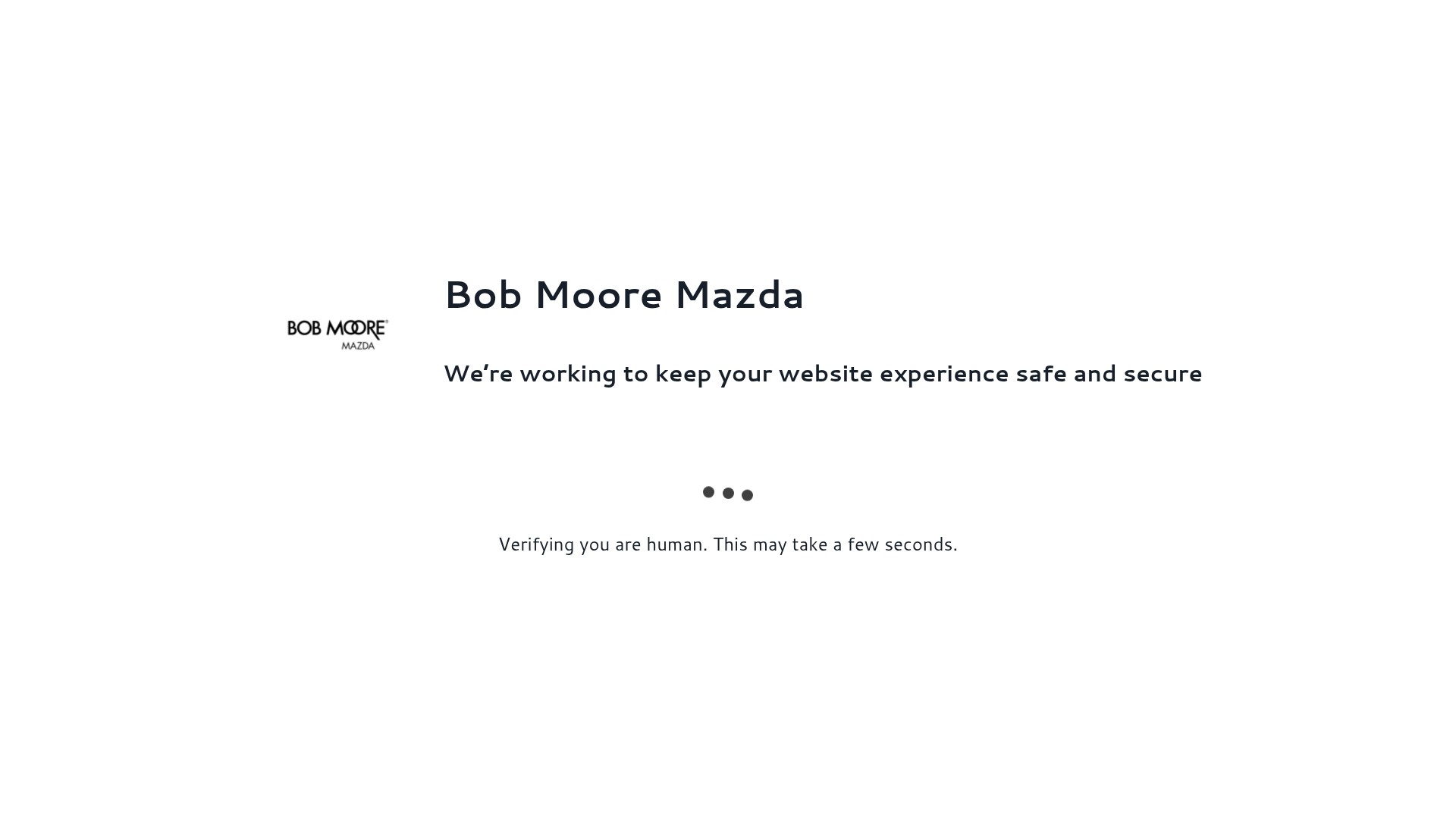 Screenshot of bobmooremazda.com