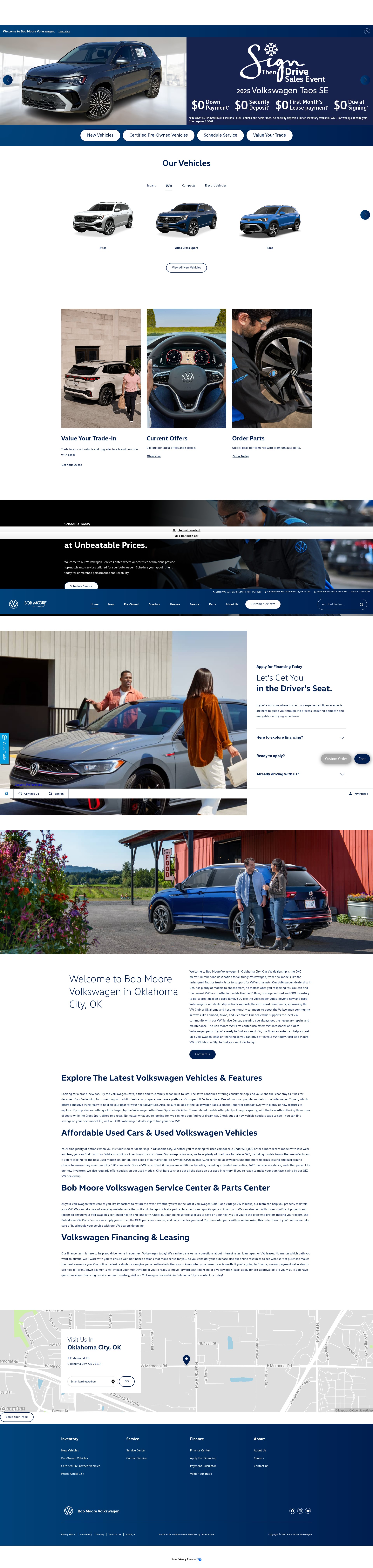 Screenshot of bobmoorevolkswagen.com