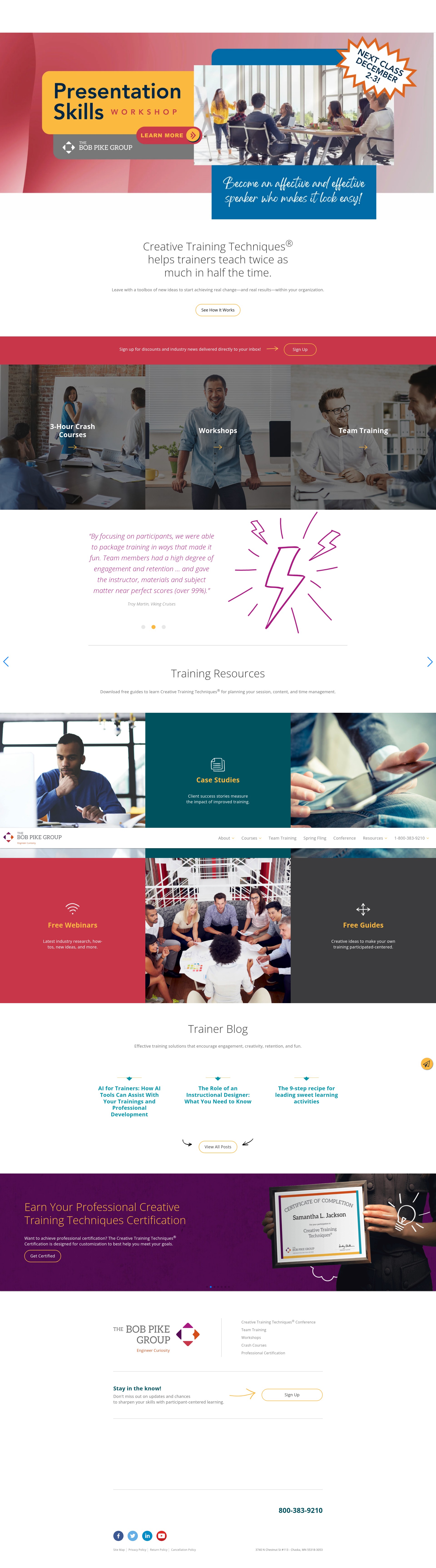 Screenshot of bobpikegroup.com