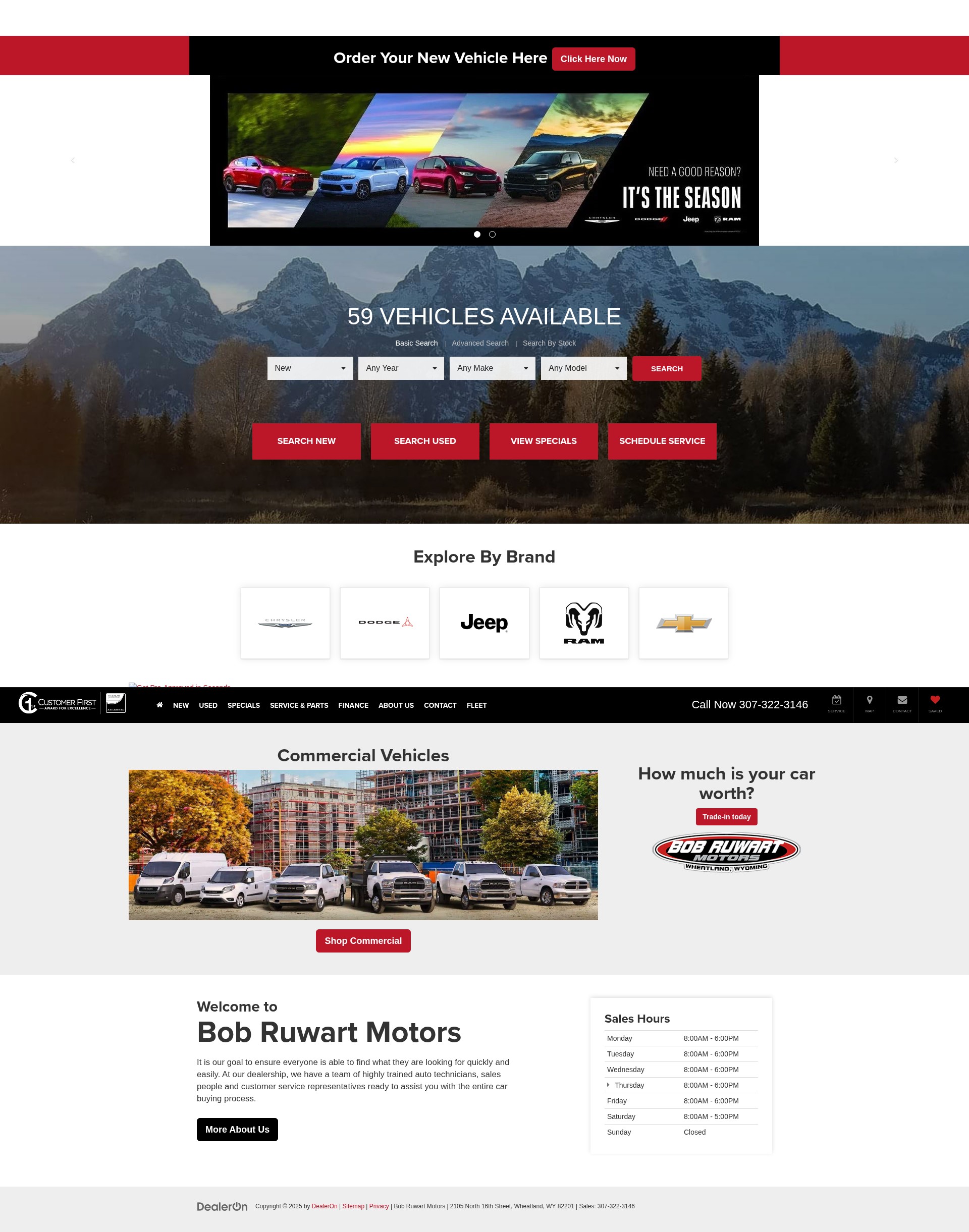Screenshot of bobruwartmotors.com