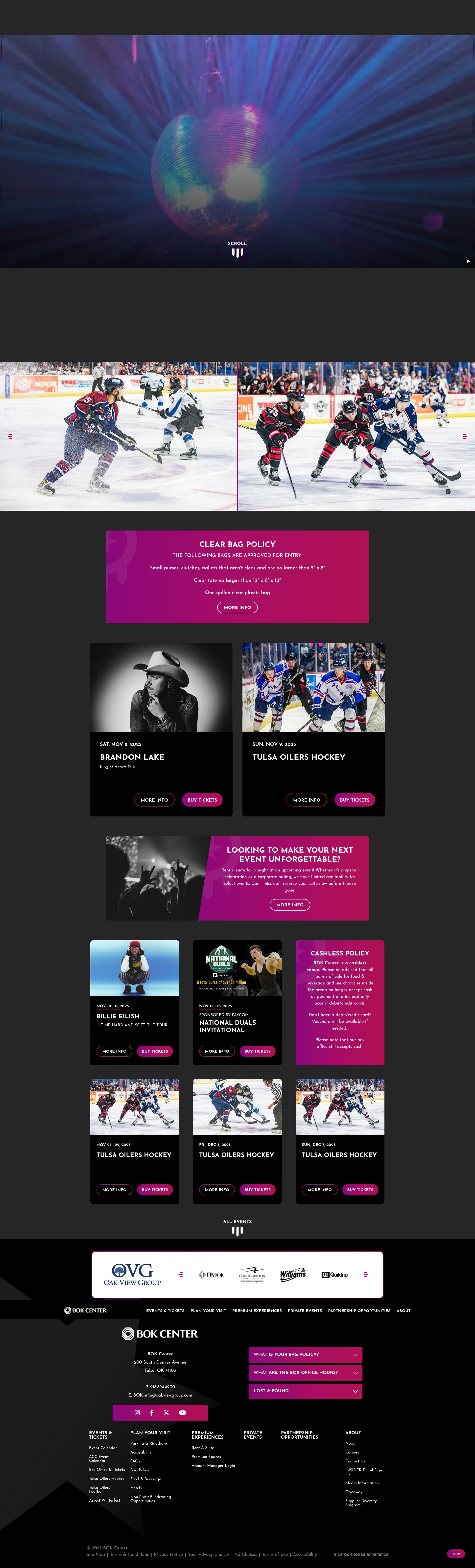 Screenshot of bokcenter.com