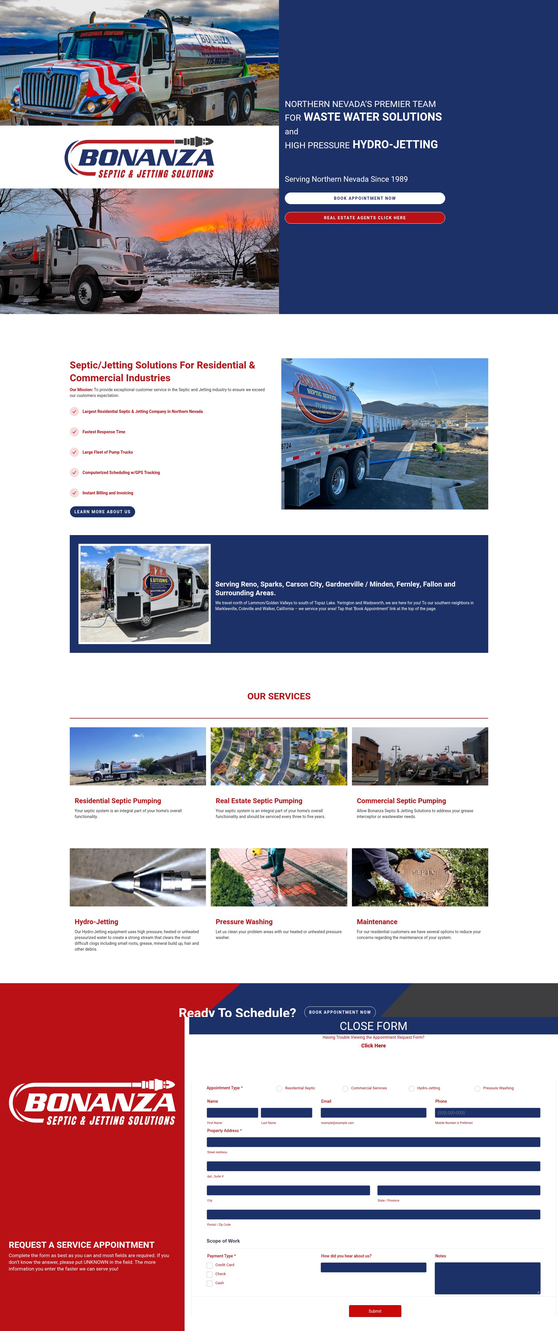 Screenshot of bonanzaseptic.com