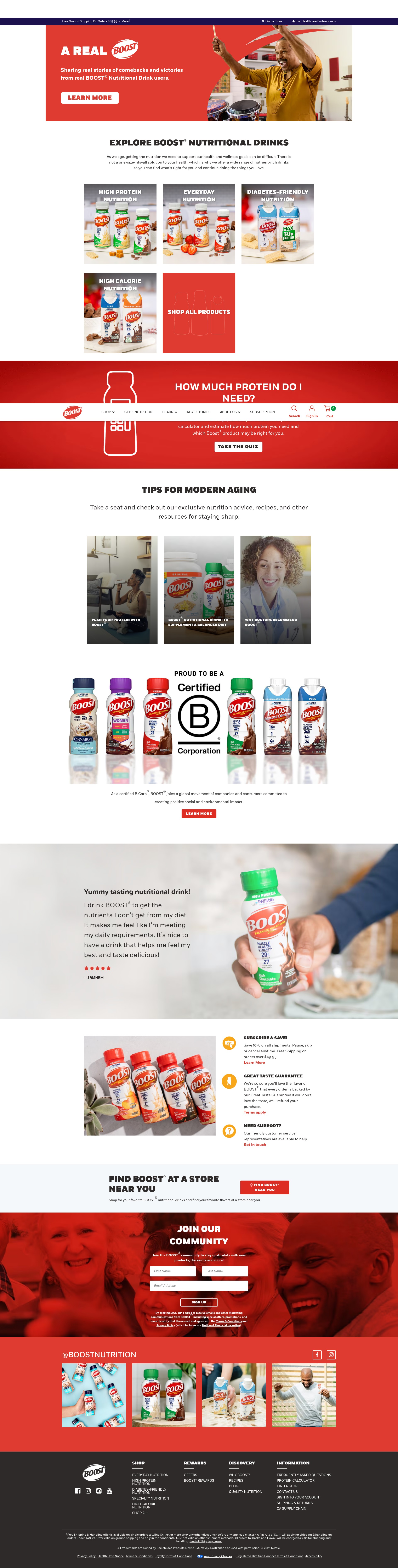 Screenshot of boost.com