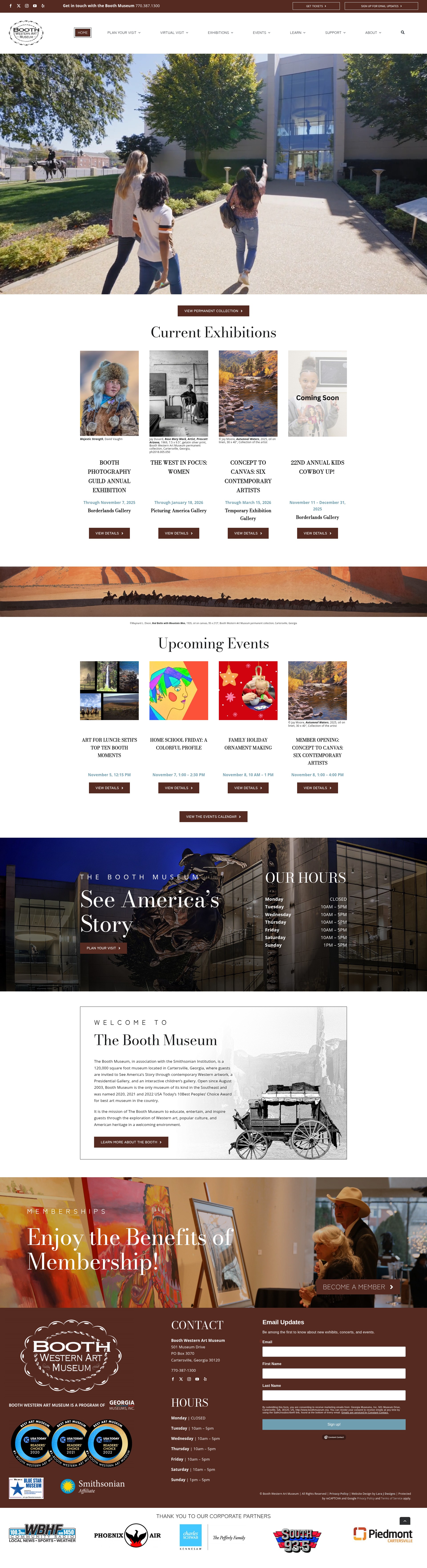 Screenshot of boothmuseum.org