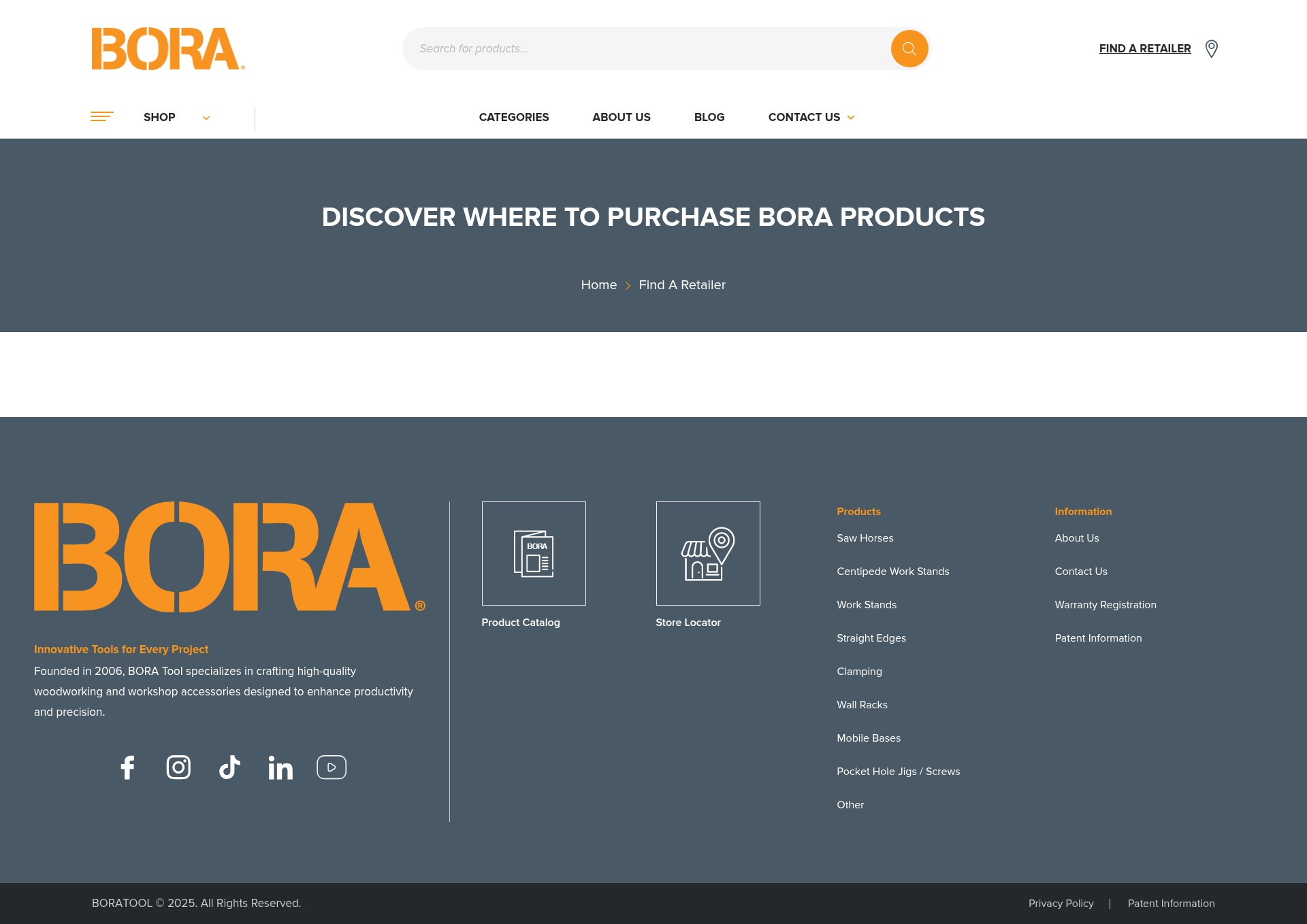 Screenshot of boratool.com