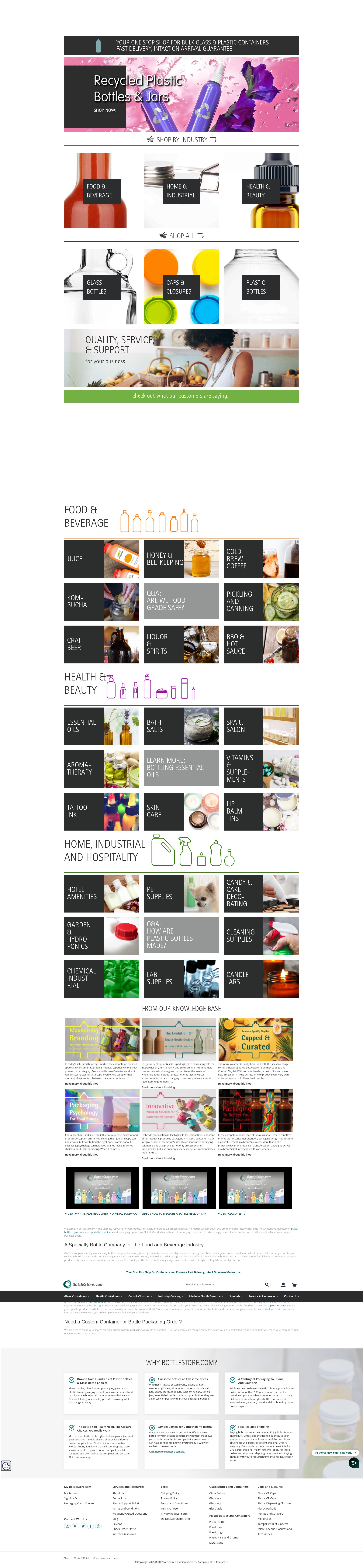 Screenshot of bottlestore.com