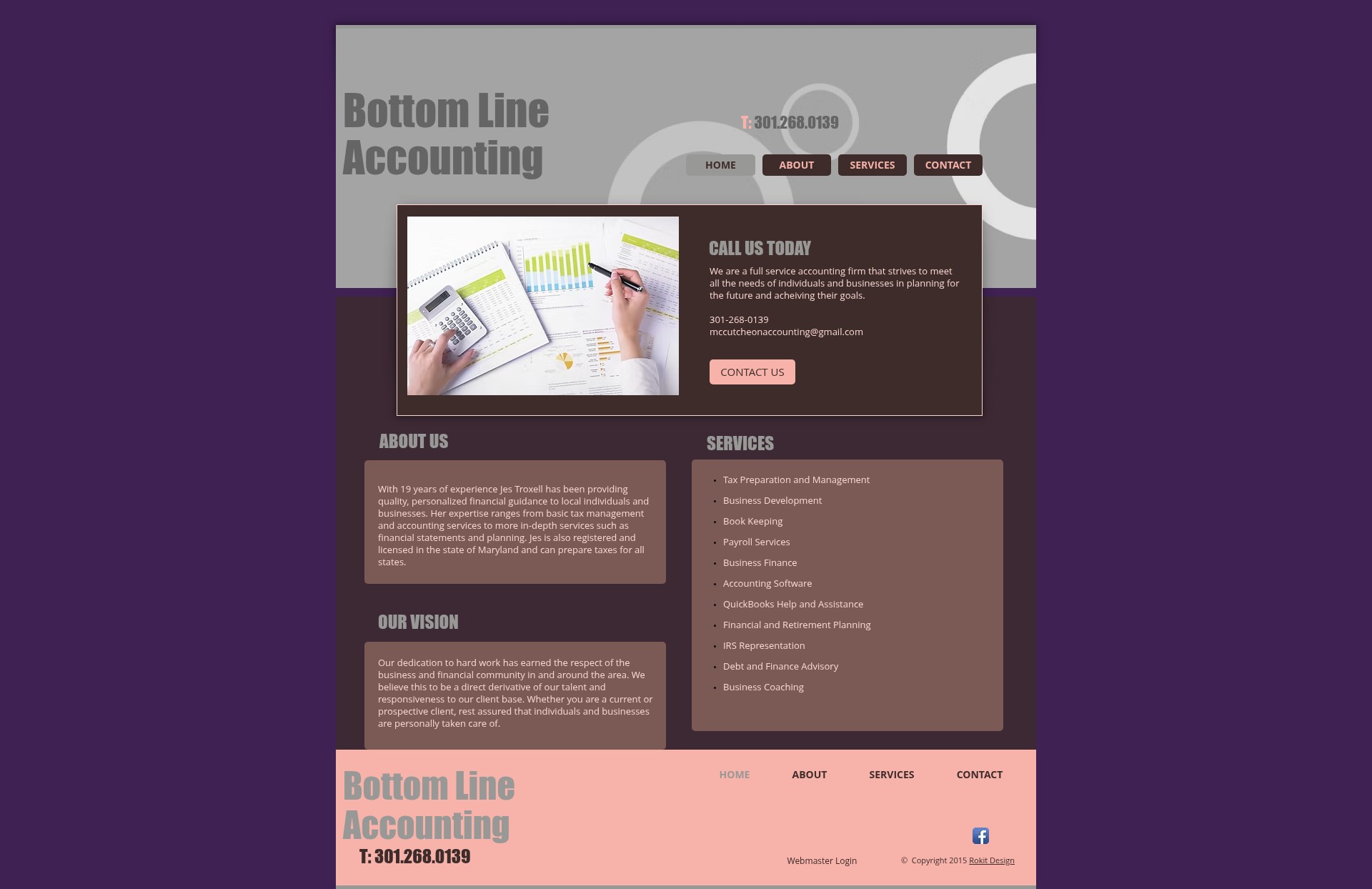 Screenshot of bottomlineaccounting.company