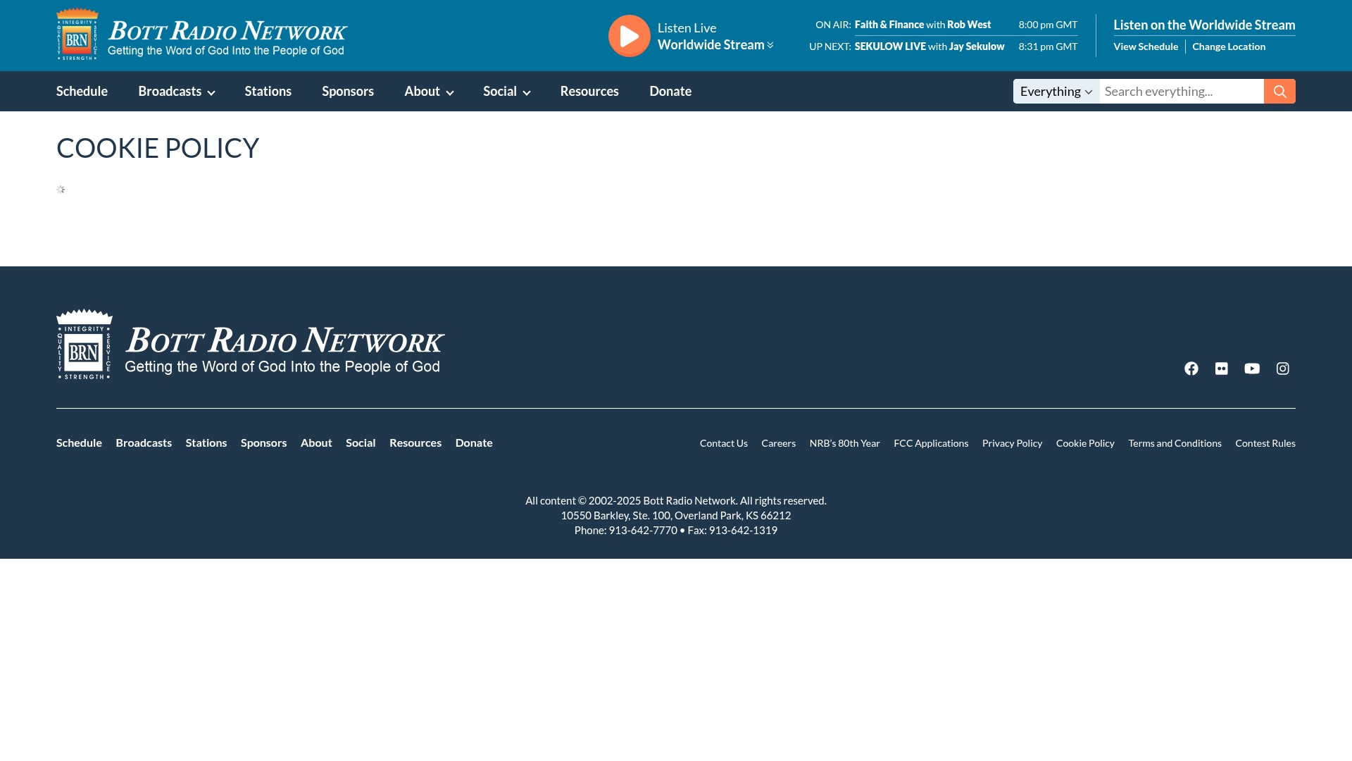 Screenshot of bottradionetwork.com