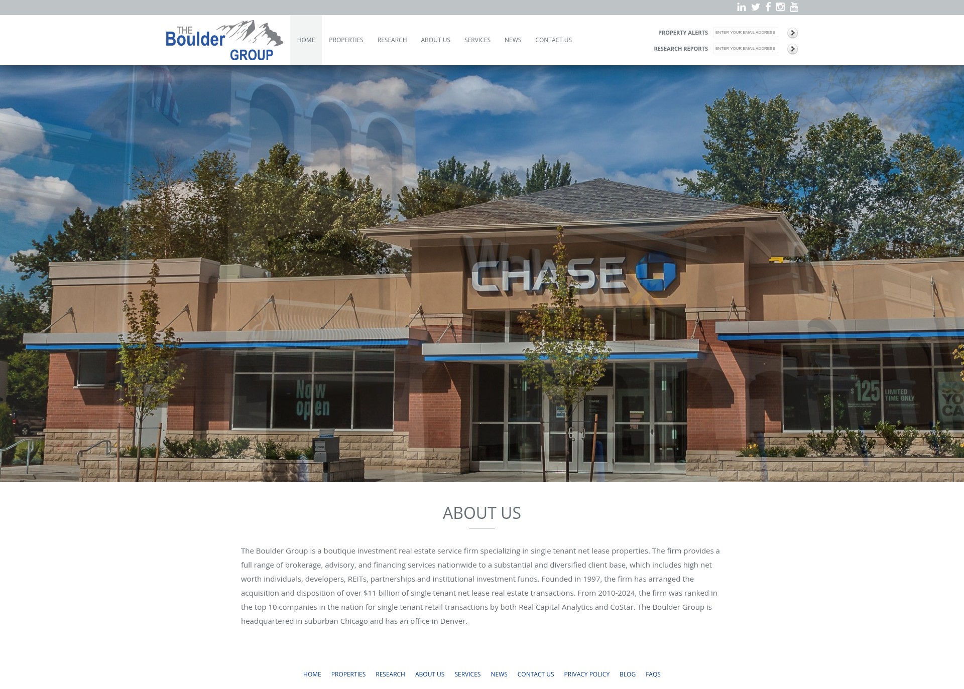 Screenshot of bouldergroup.com