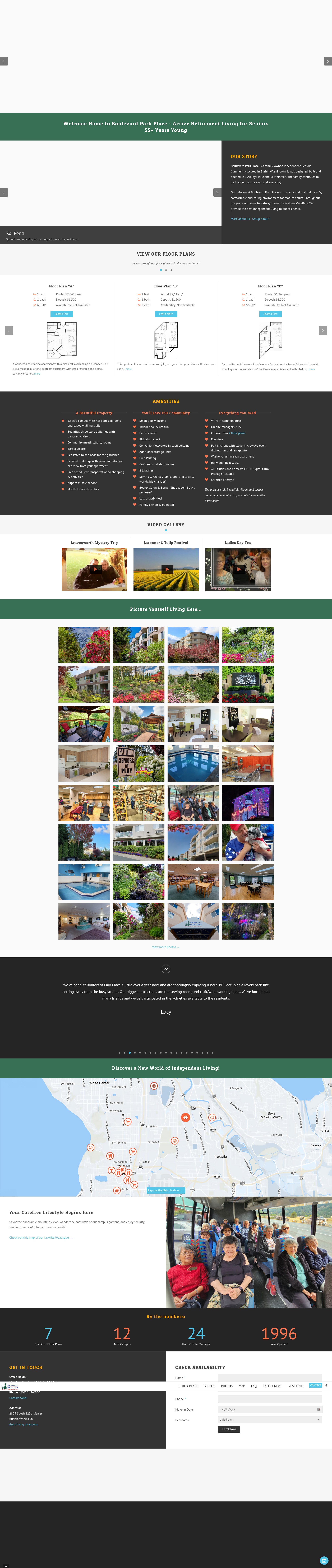 Screenshot of boulevardparkplace.com