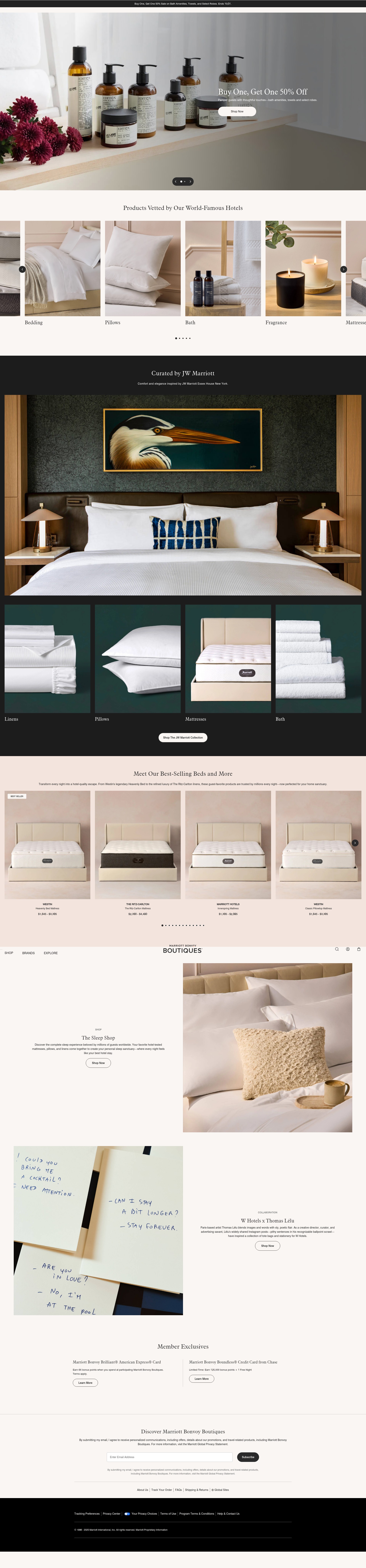 Screenshot of boutiques.marriottbonvoy.com