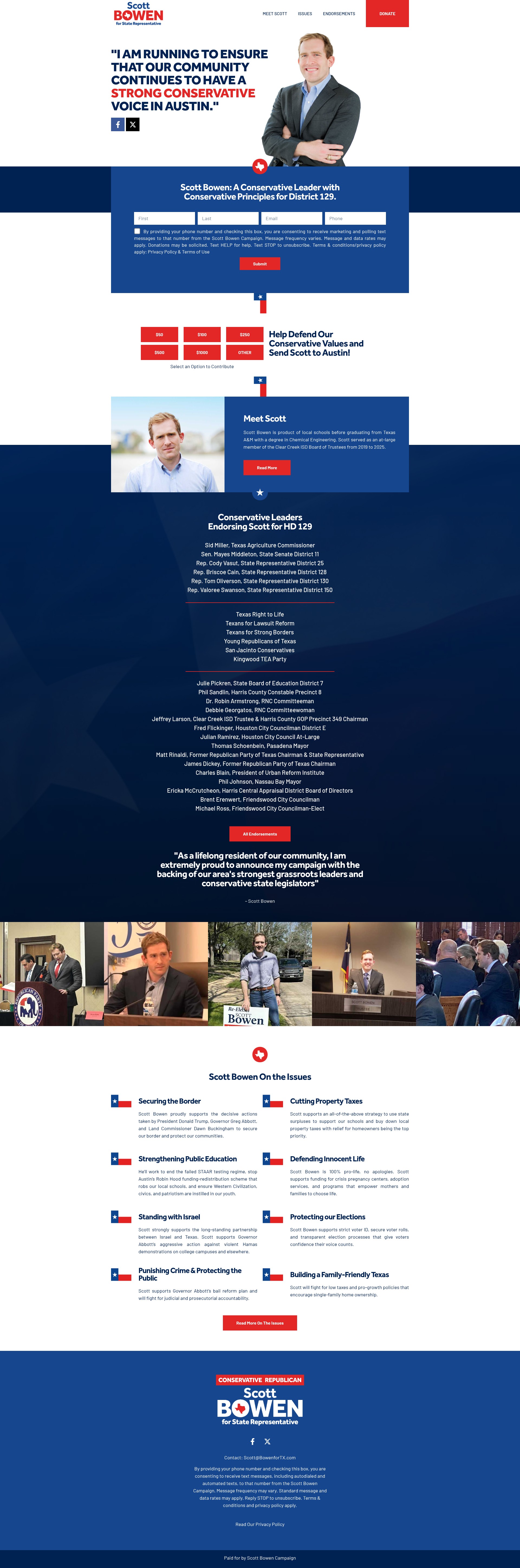 Screenshot of bowenfortx.com
