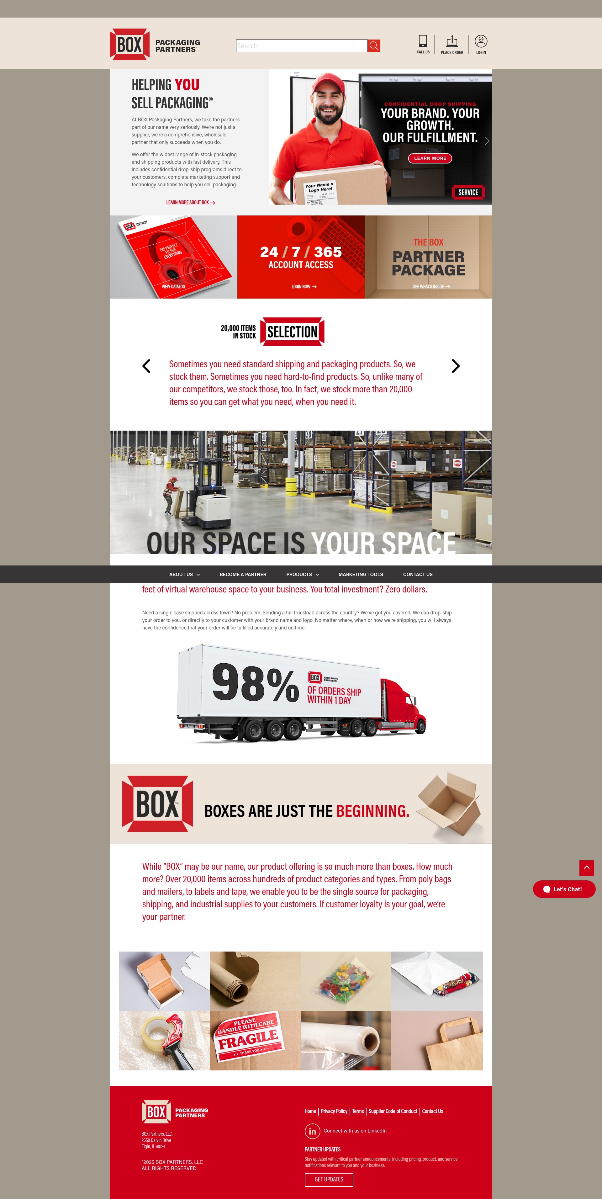 Screenshot of boxpartners.com