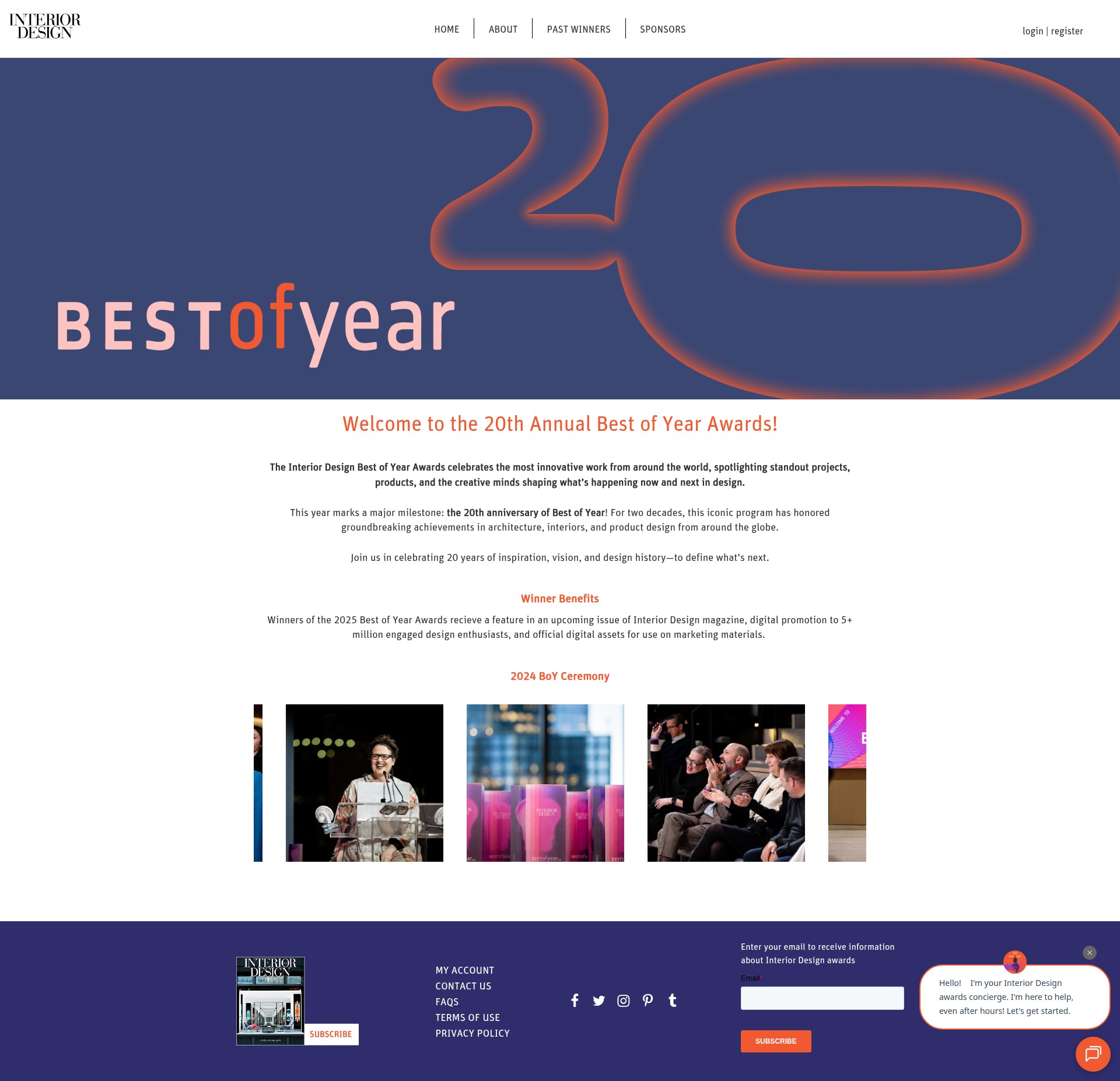 Screenshot of boyawards.secure-platform.com