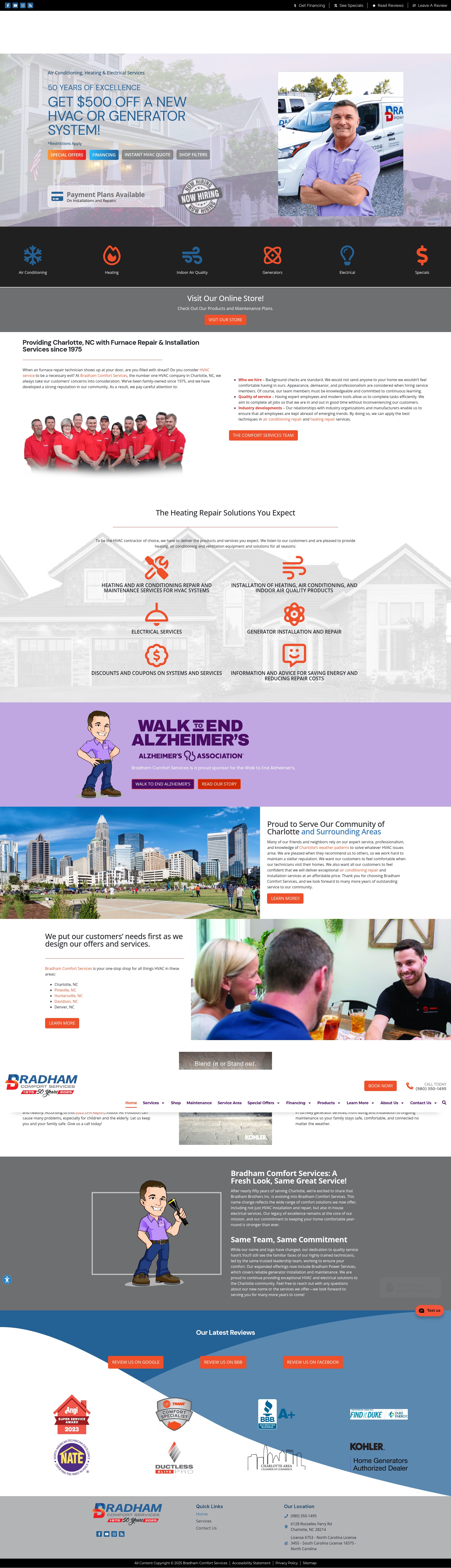 Screenshot of bradhambrothers.com