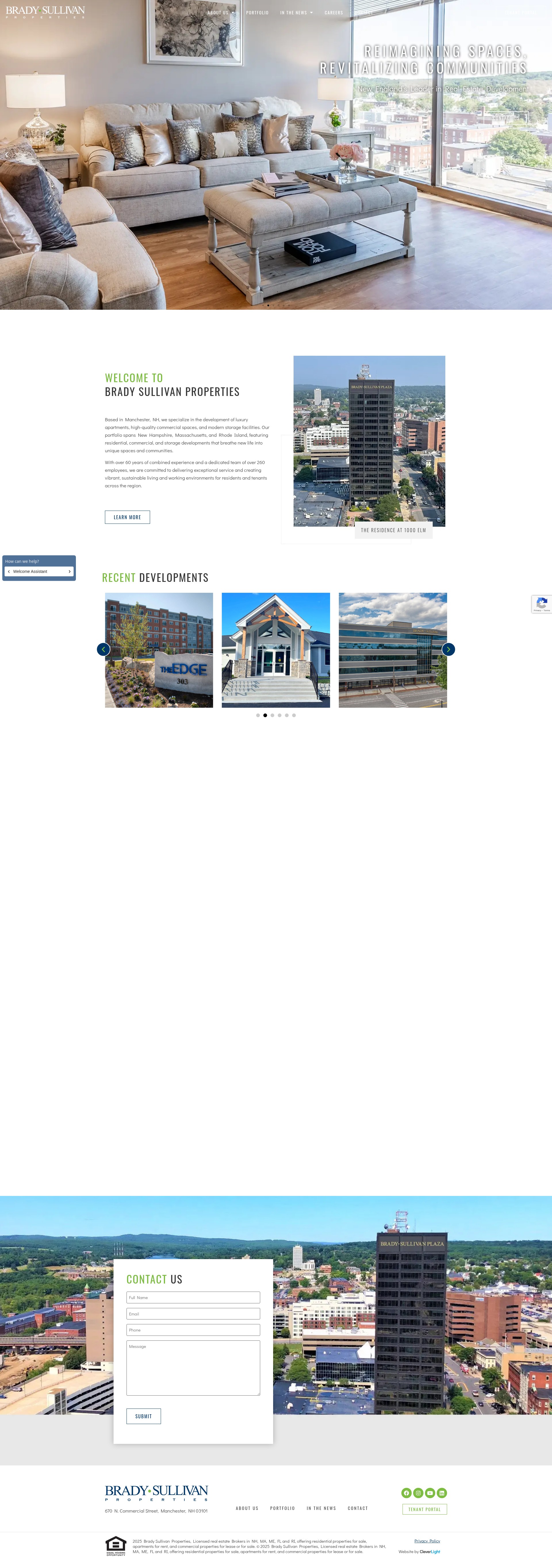 Screenshot of bradysullivan.com